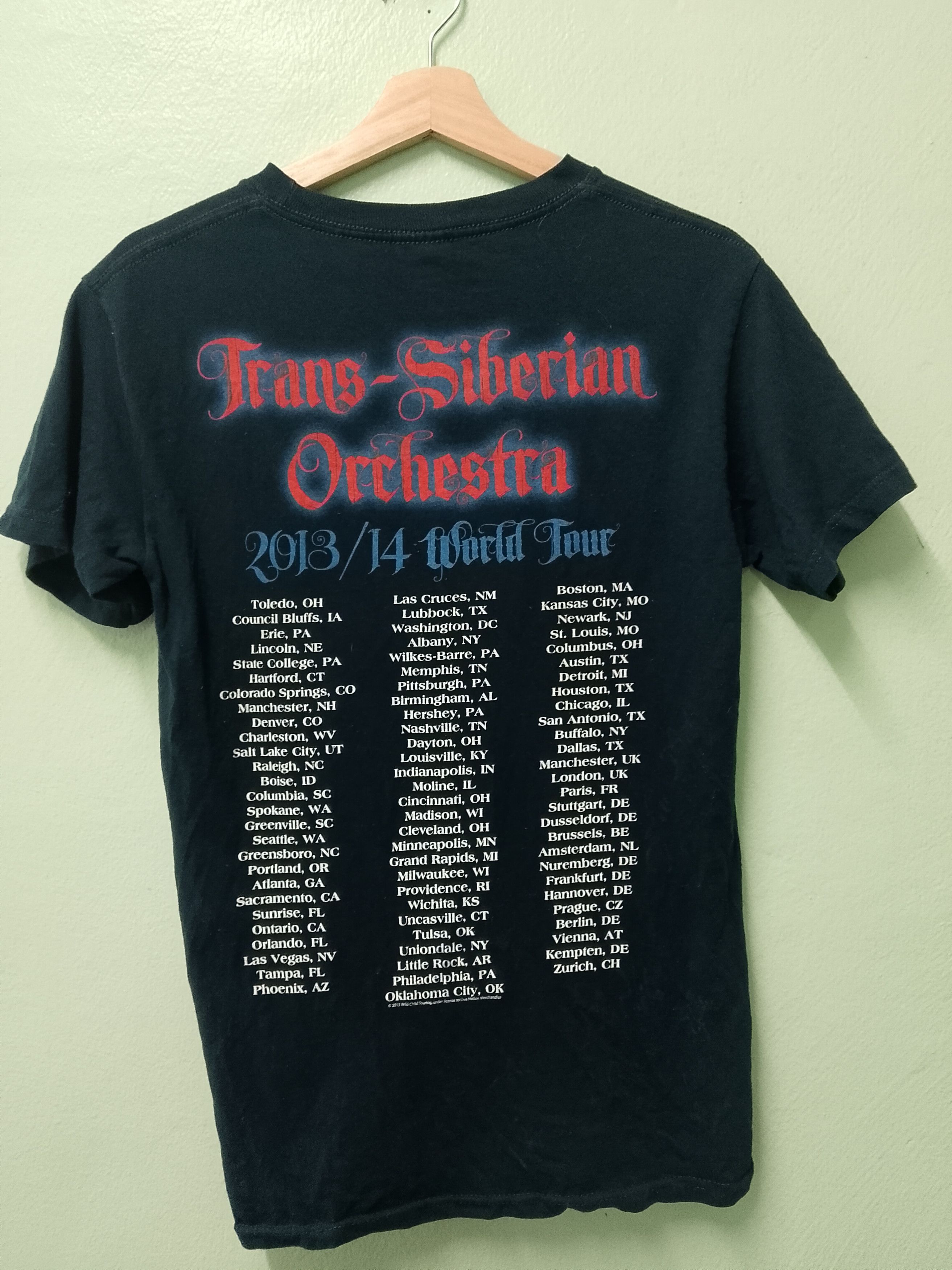 Band Tees Trans-Siberian Orchestra tee Size US L / EU 52-54 / 3 - 4 Thumbnail