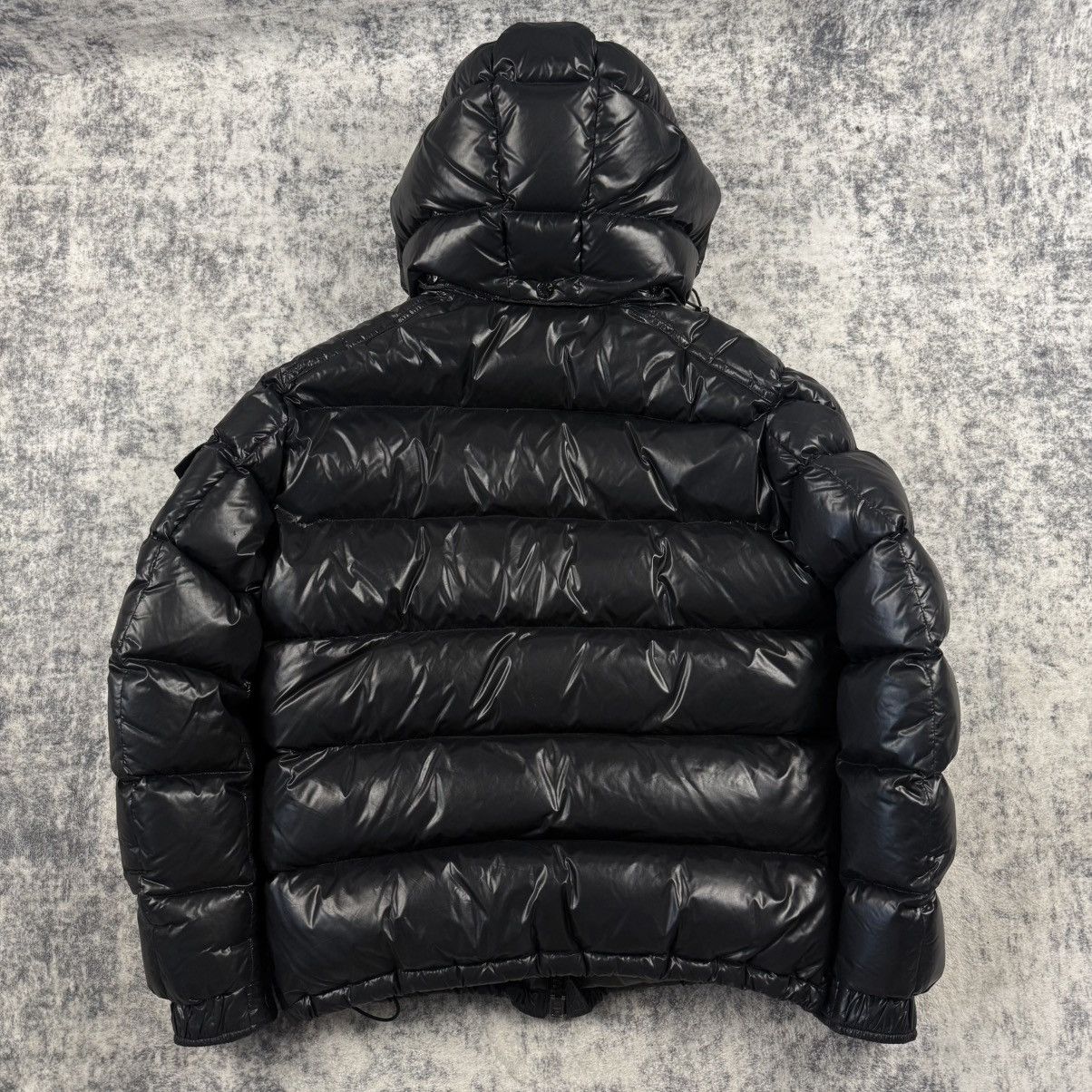 Moncler Moncler Maya Giubbotto Black Lacquer Nylon Down Pufer Jacket Size US L / EU 52-54 / 3 - 5 Thumbnail