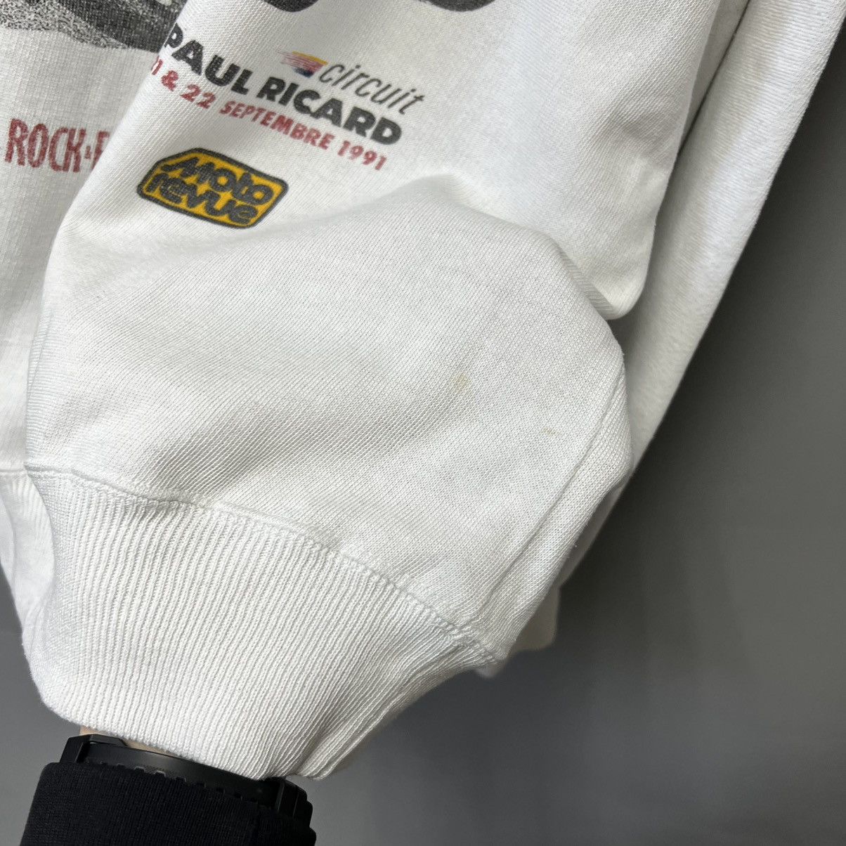 Vintage 1991 Bol d’Or Motorcycle Race Sweatshirt Vintage Paul Ricard Size US M / EU 48-50 / 2 - 13 Thumbnail