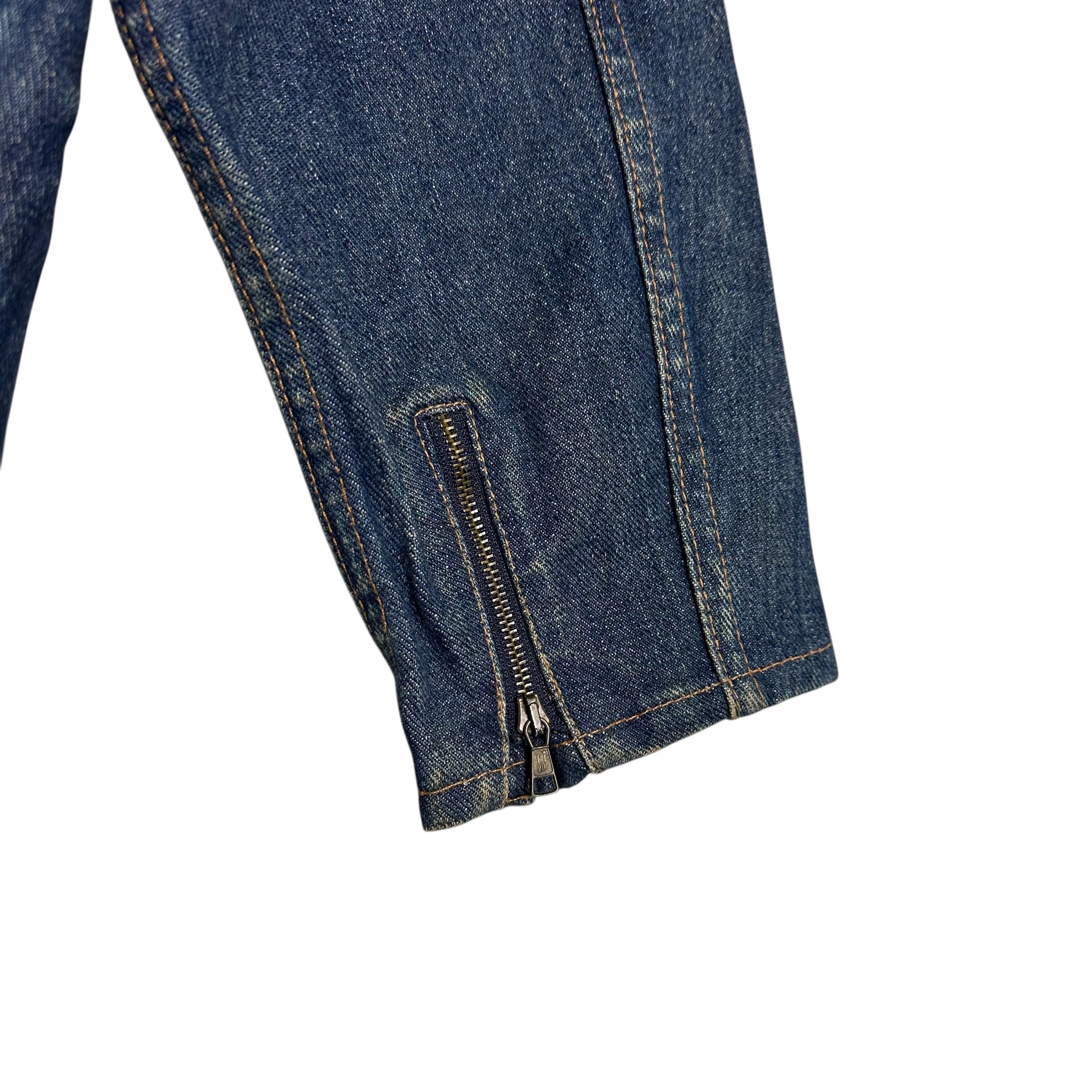 Gianfranco Ferre 🔥RARE🔥Vintage Gianfranco Ferre Double Collar Denim Jacket Size US L / EU 52-54 / 3 - 9 Thumbnail