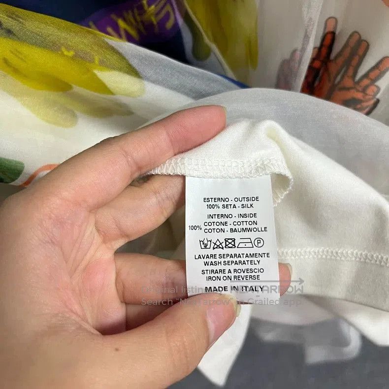 Walter Van Beirendonck walter van beirendonc White double printed logo short sleev Size US L / EU 52-54 / 3 - 5 Thumbnail