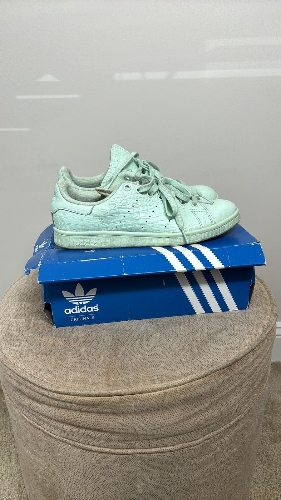 Adidas Adidas Stan Smith Frozen Green Size US 7 / IT 37 - 1 Thumbnail