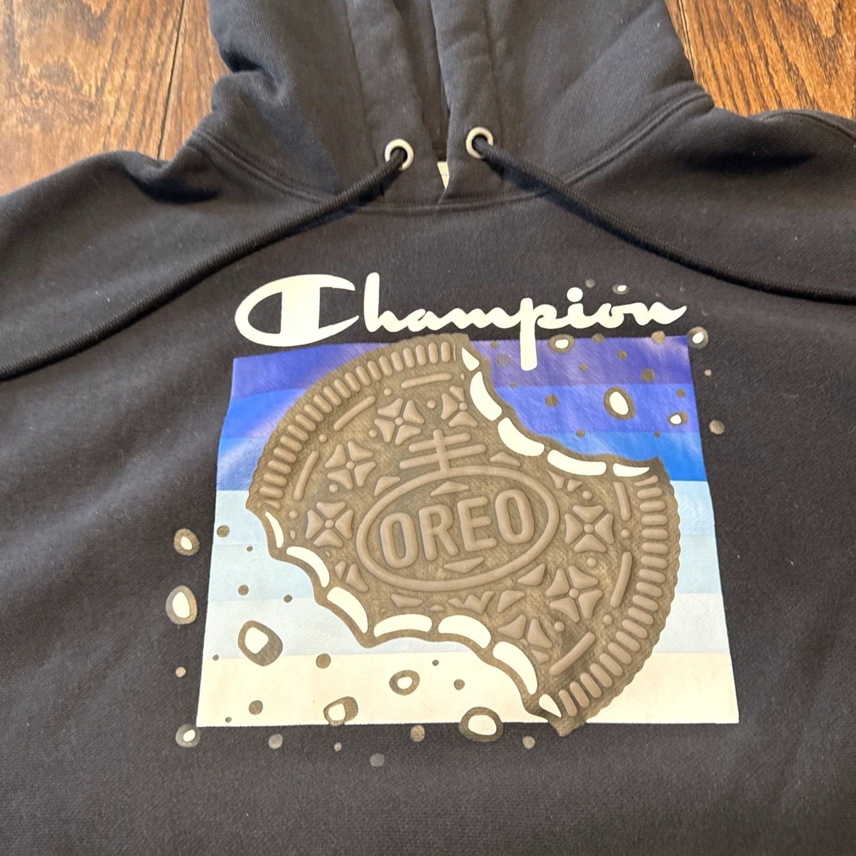 Champion Champion Hoodie Men’s Medium Black Oreo Reverse Weave Heavyweight Cookie Size US M / EU 48-50 / 2 - 3 Thumbnail