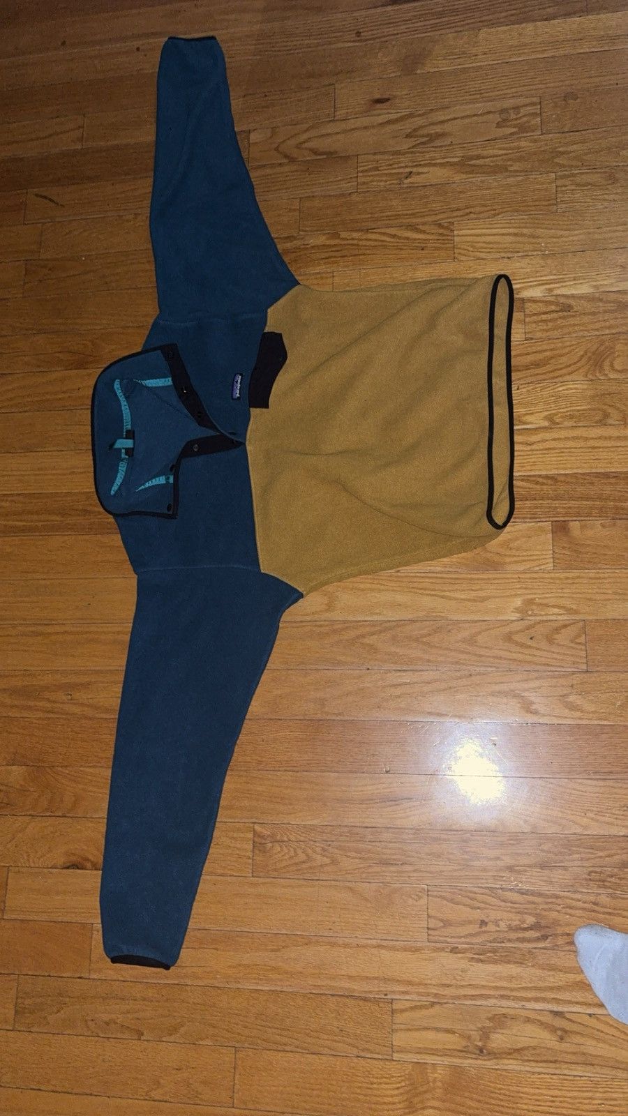 Patagonia Brown and Blue Patagonia Quarter Zip Size US M / EU 48-50 / 2 - 1 Thumbnail