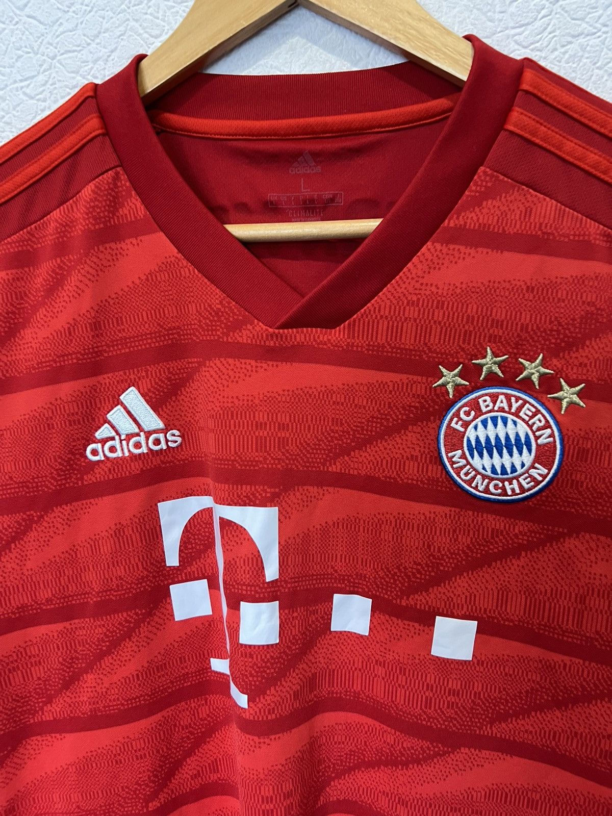 Adidas Bayern Munchen Adidas 2019/2020 Home Kit Soccer Jersey Size US L / EU 52-54 / 3 - 2 Thumbnail
