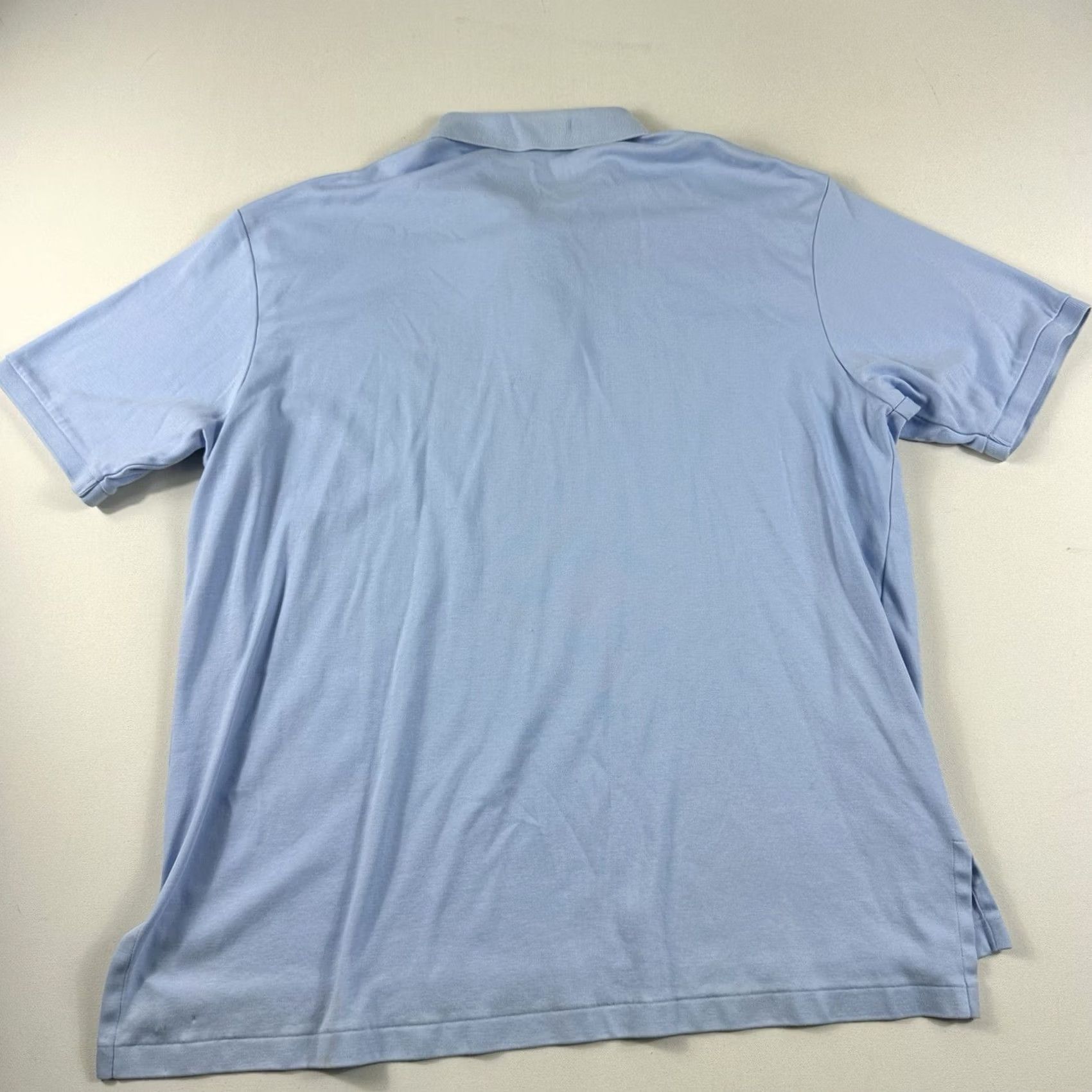 Polo Ralph Lauren Polo Ralph Lauren Polo Shirt Mens 2XB Blue Short Sleeve Casual Golf Big & Tall Size US XXL / EU 58 / 5 - 2 Thumbnail