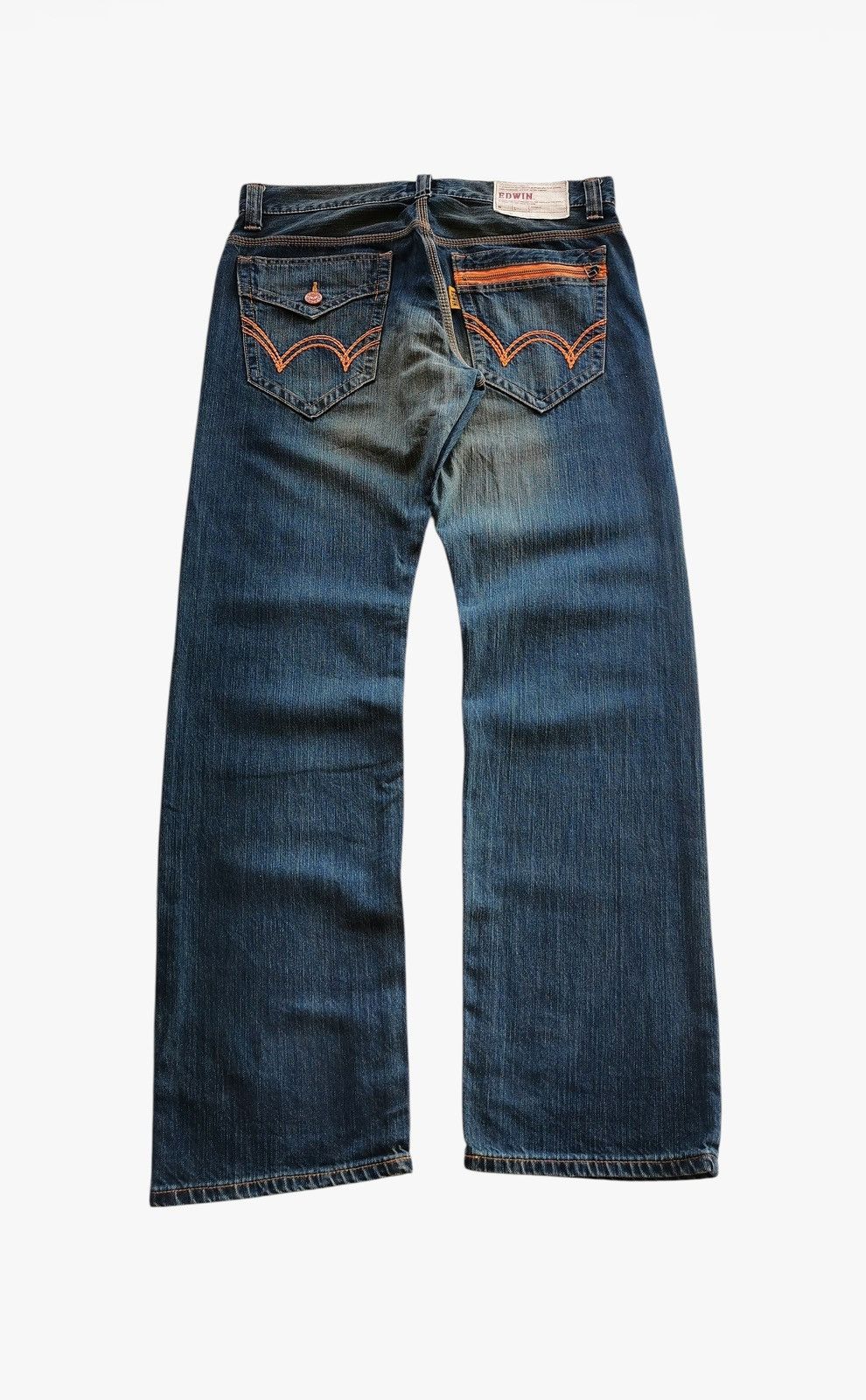 Edwin Vintage Edwin 403 XVS Earthy Mud Wash Loose Denim Jean Size US 36 / EU 52 - 4 Thumbnail