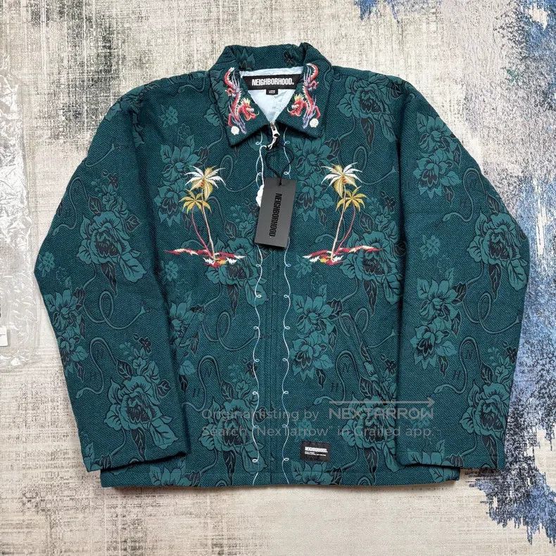 Neighborhood Neighborhood Brocade Embroidered Dragon Jacket Size US L / EU 52-54 / 3 - 1 Thumbnail