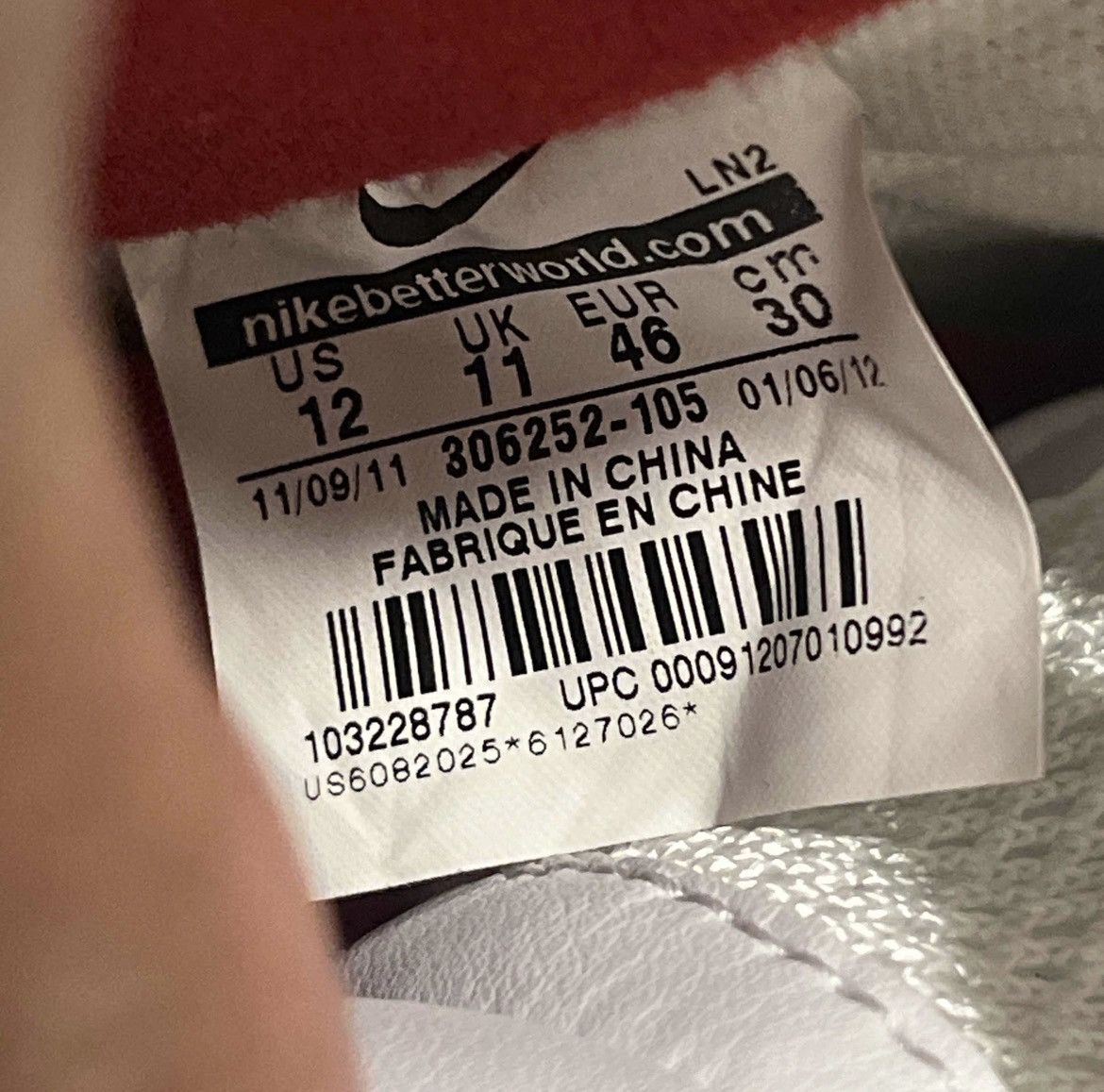 Nike Nike Air Flight 89 CHICAGO Scottie Pippen Size US 12 / EU 45 - 6 Thumbnail