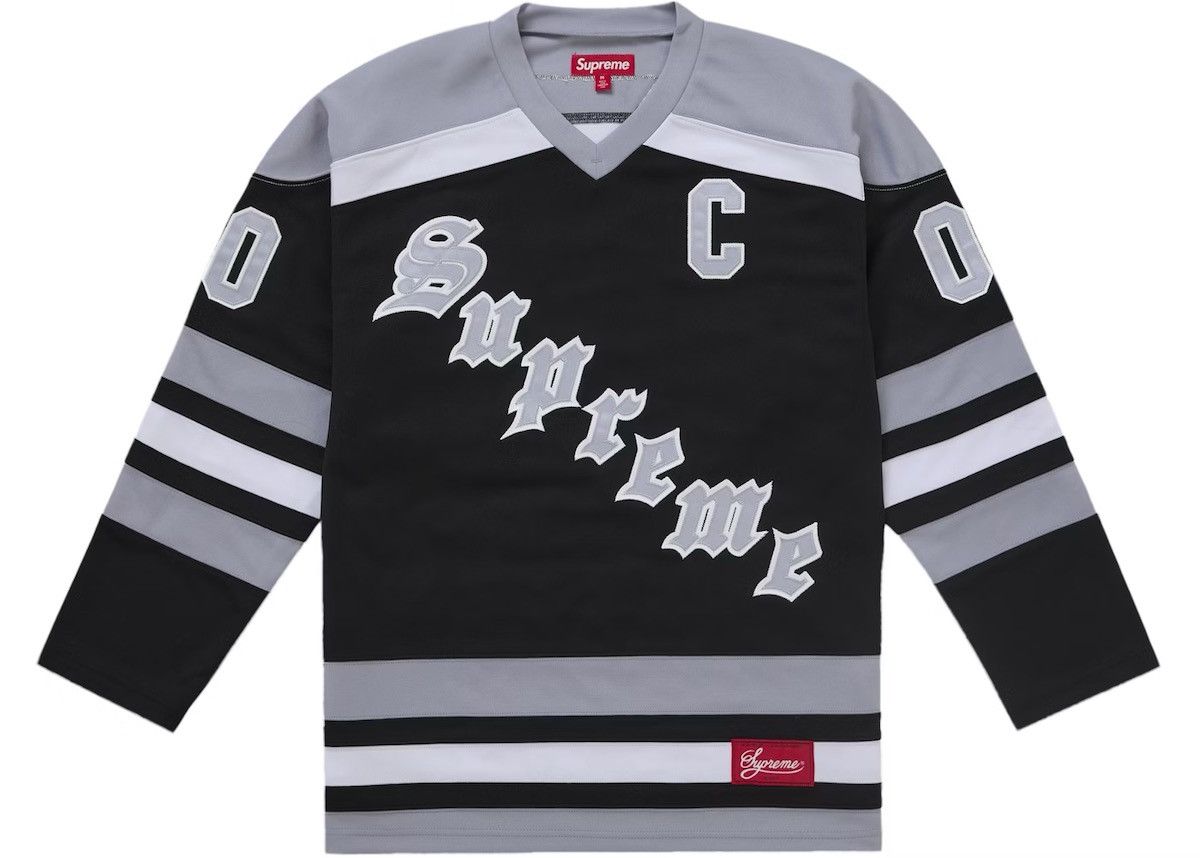 Supreme Supreme Fire & Ice Hockey Jersey Black Size US M / EU 48-50 / 2 - 3 Thumbnail