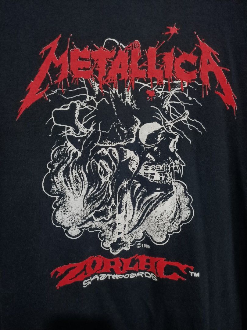 Metallica Metallica x zorlac skateboard shirt 80s reprint y2k Size US XL / EU 56 / 4 - 2 Thumbnail