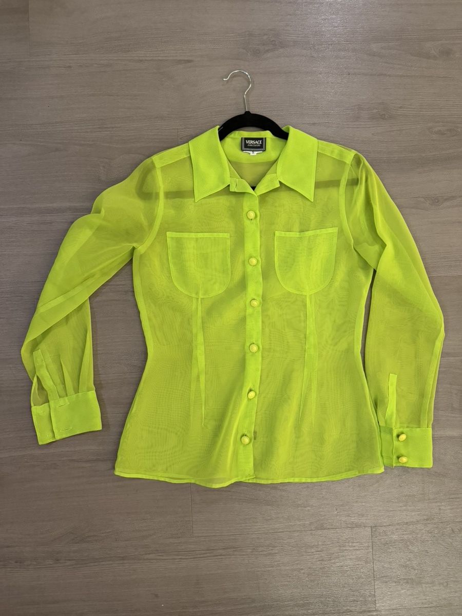 Versace Jeans Couture Versace button up Size S / US 4 / IT 40 - 1 Thumbnail