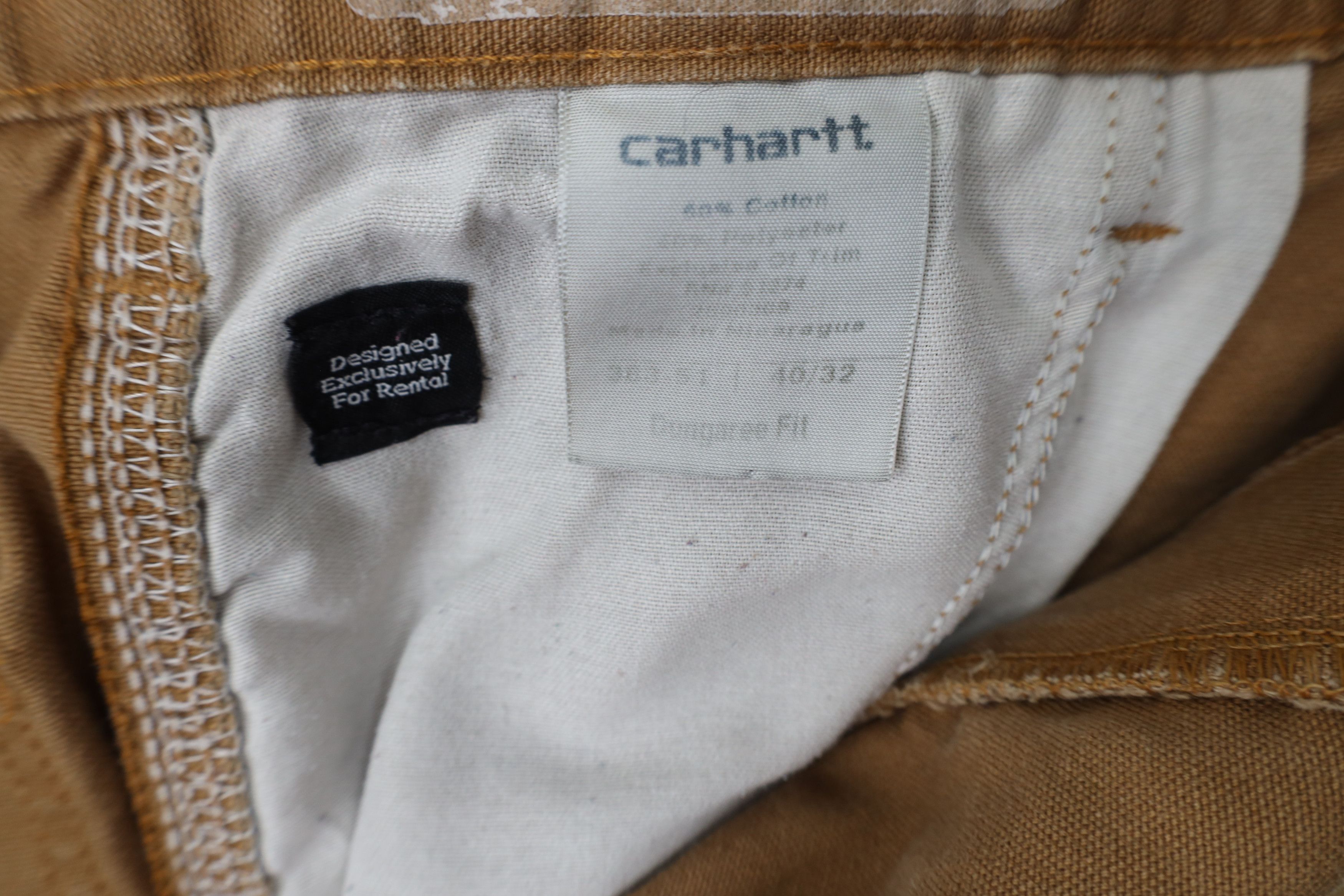 Carhartt Vintage Carhartt Canvas Wide Leg Dungaree Pants Duck Brown Size US 40 / EU 56 - 11 Thumbnail