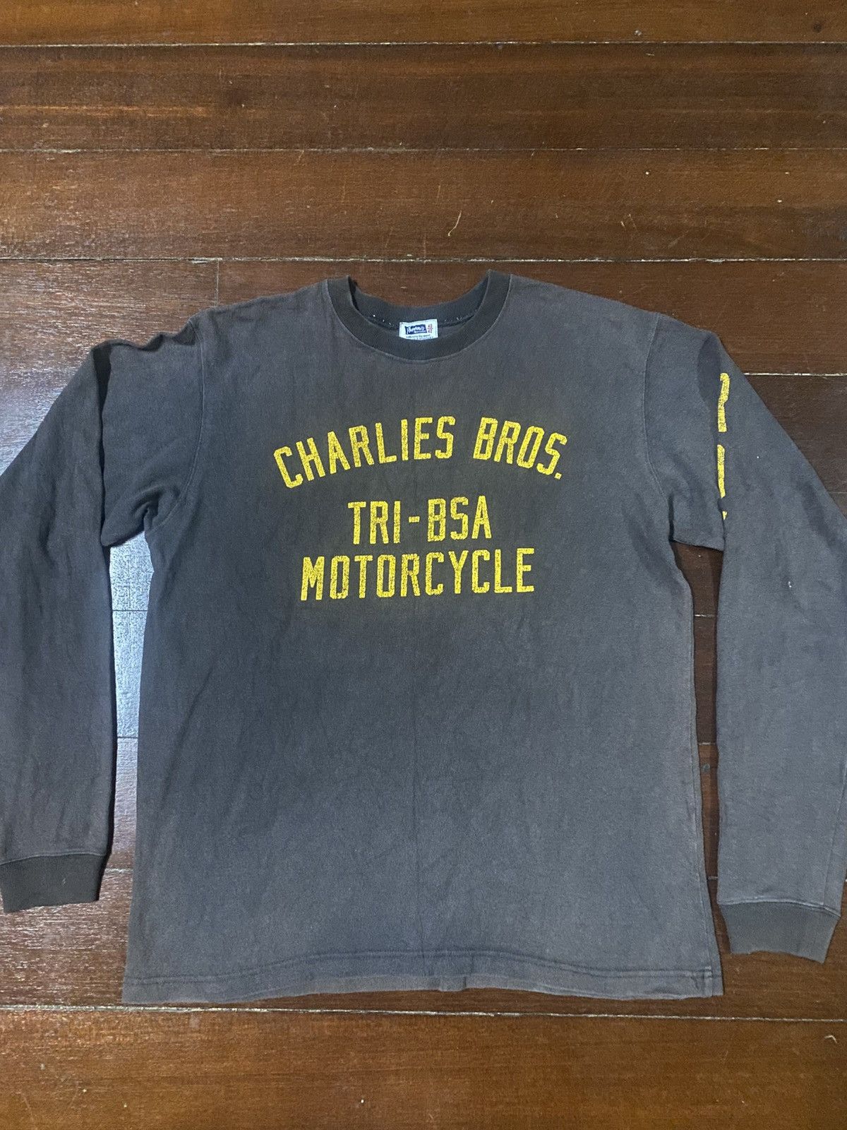 Warehouse & Co. Vintage PHERROW charlies bros hillsboro m.c longsleeve tee Size US L / EU 52-54 / 3 - 6 Thumbnail