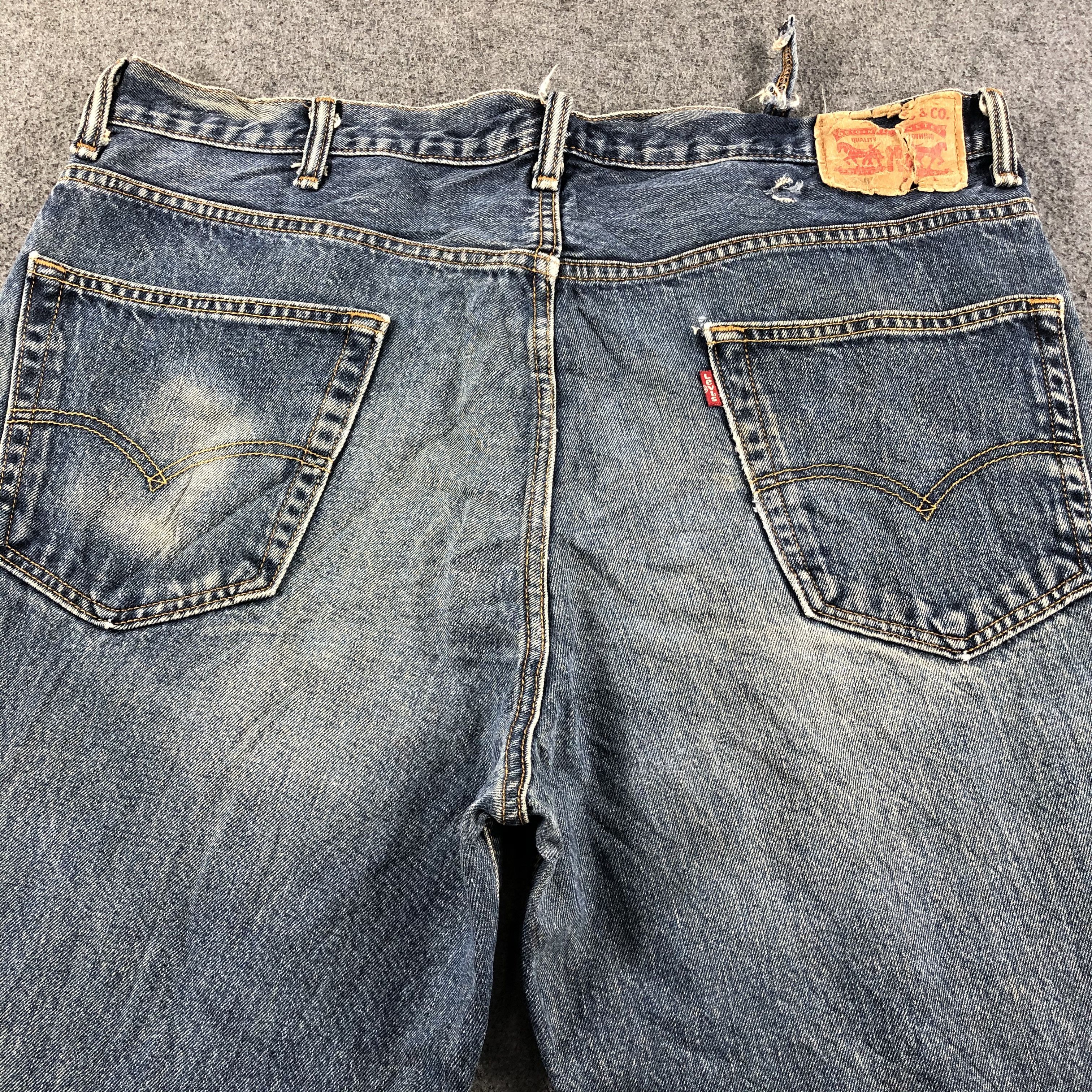 Levi's Vintage Blue Wash Levis 550 Jeans-J2629 Size US 40 / EU 56 - 4 Thumbnail