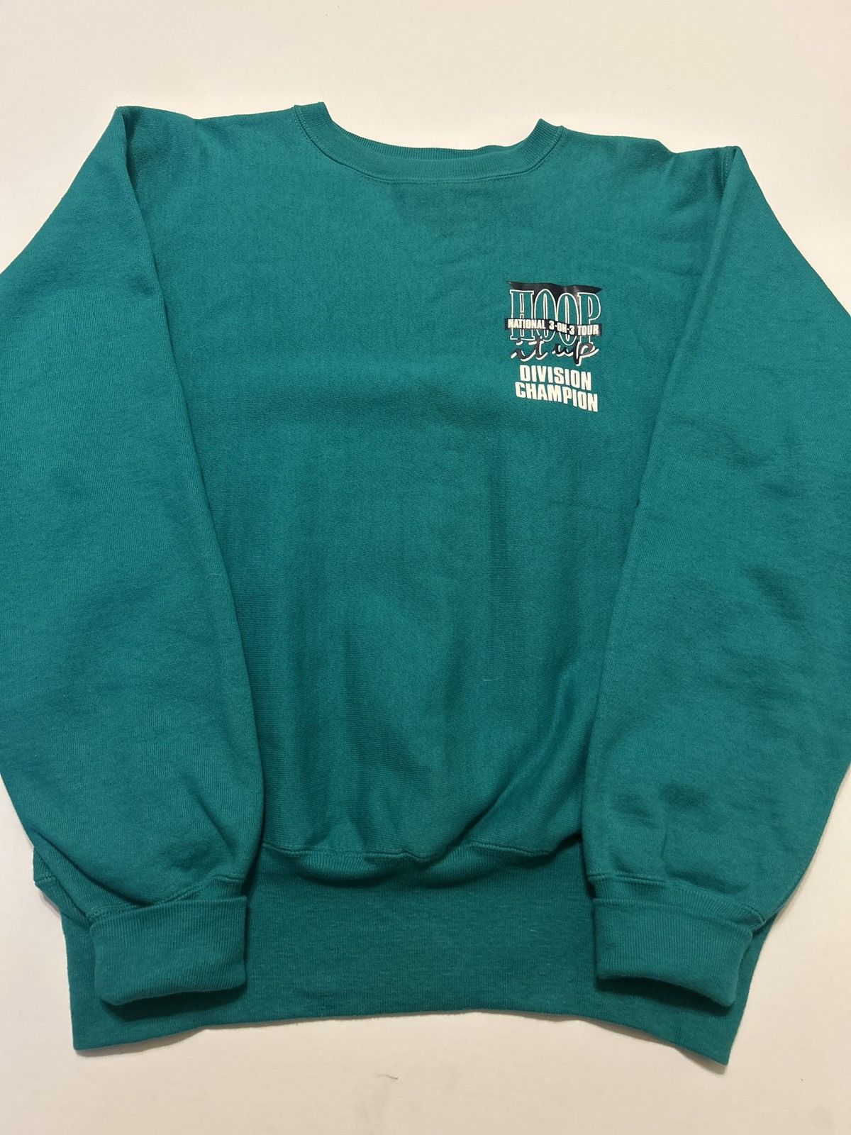 Champion Vintage 90s Champion Reverse Weave Hoop It Up NBA Sweatshirt Size US L / EU 52-54 / 3 - 1 Thumbnail