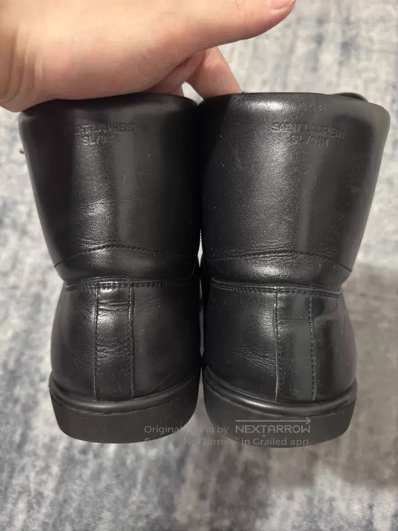 Saint Laurent Paris Saint Laurent Paris Black Samurai Oil Bullhide High-top St Size US 8 / EU 41 - 5 Thumbnail