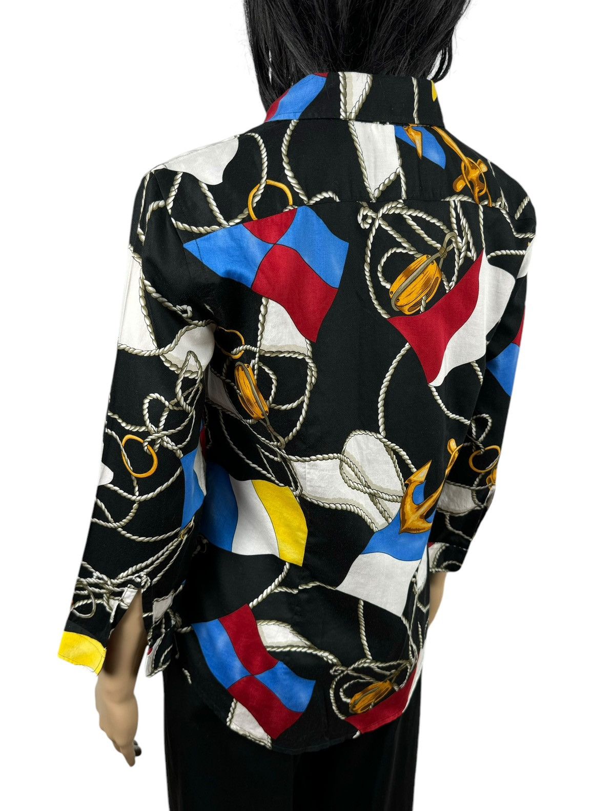 Lauren Ralph Lauren Rare Archive Ralph Lauren Nautical Rope Anchor Shirt Vintage Size M / US 6-8 / IT 42-44 - 6 Thumbnail