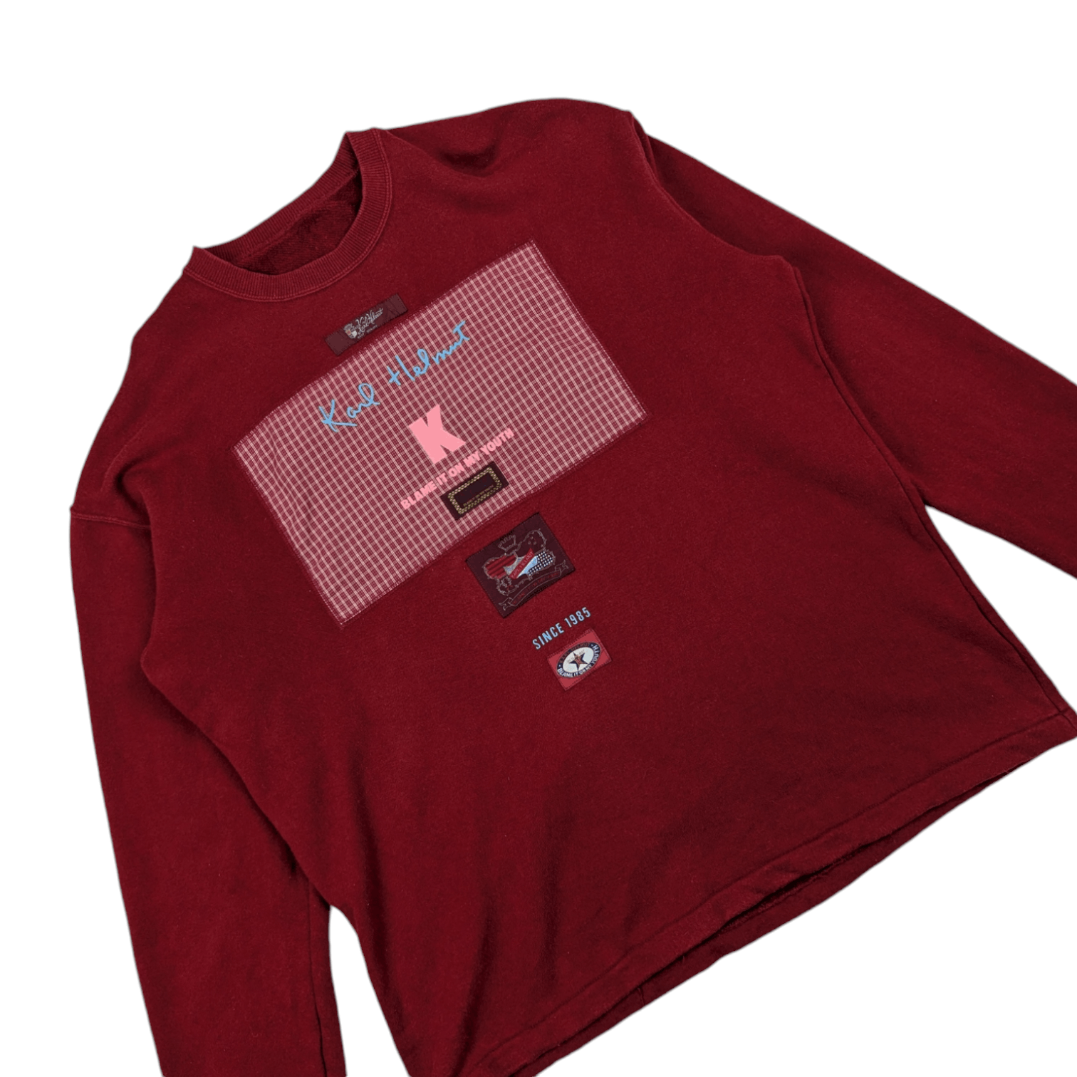 Japanese Brand KARL HELMUT Big Spell Out Logo Japan Jumper Sweatshirt Size US M / EU 48-50 / 2 - 3 Thumbnail
