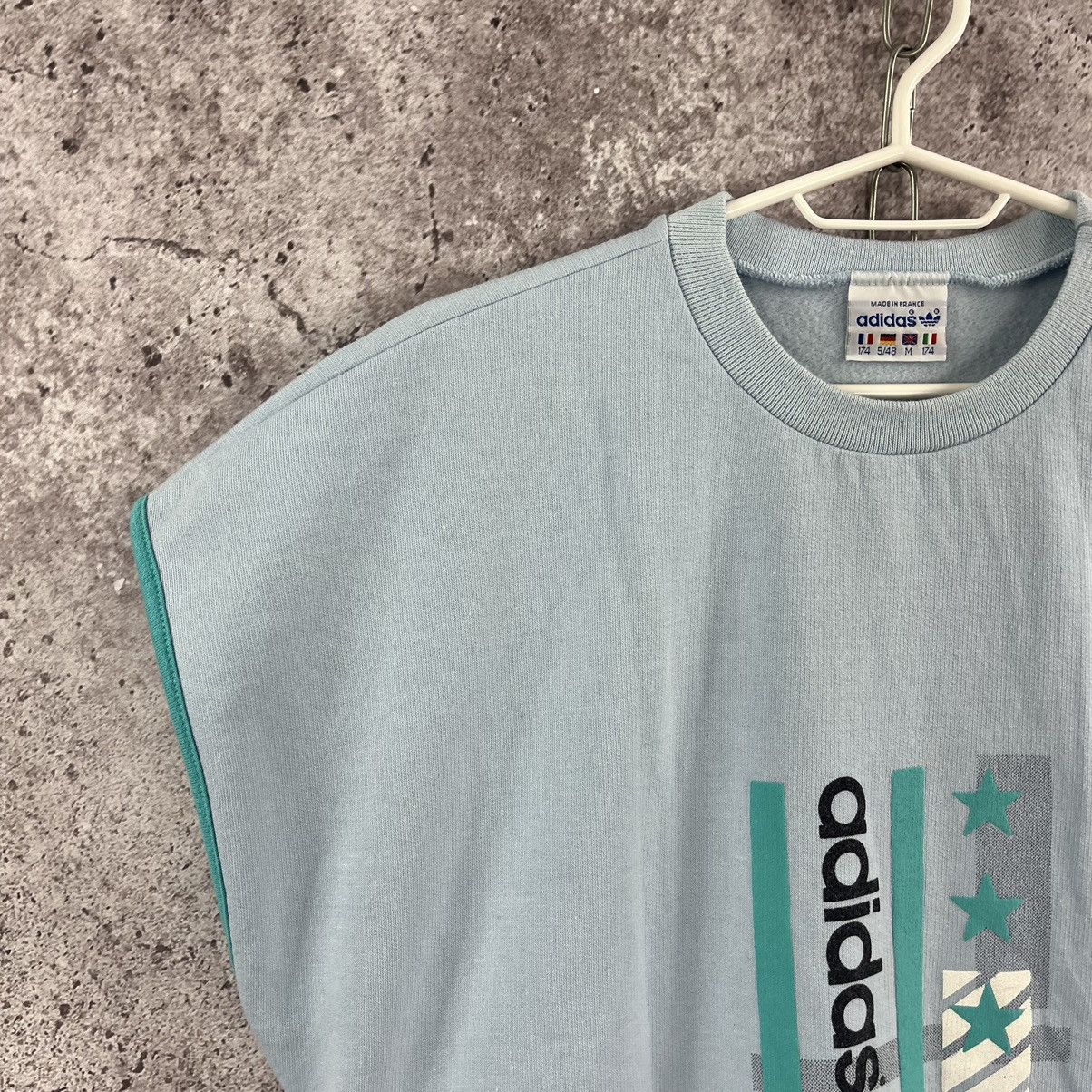 Adidas × Vintage Adidas Vintage 90’s Sleeveless Tank Top Oversized Size M Size US M / EU 48-50 / 2 - 2 Thumbnail