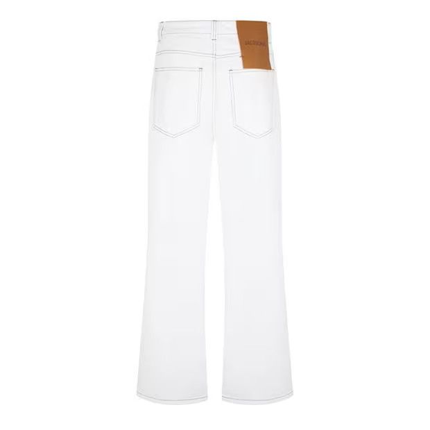 Jacquemus o1g2r1mq1024 Jeans in Off White Size 28" / US 6 / IT 42 - 2 Thumbnail