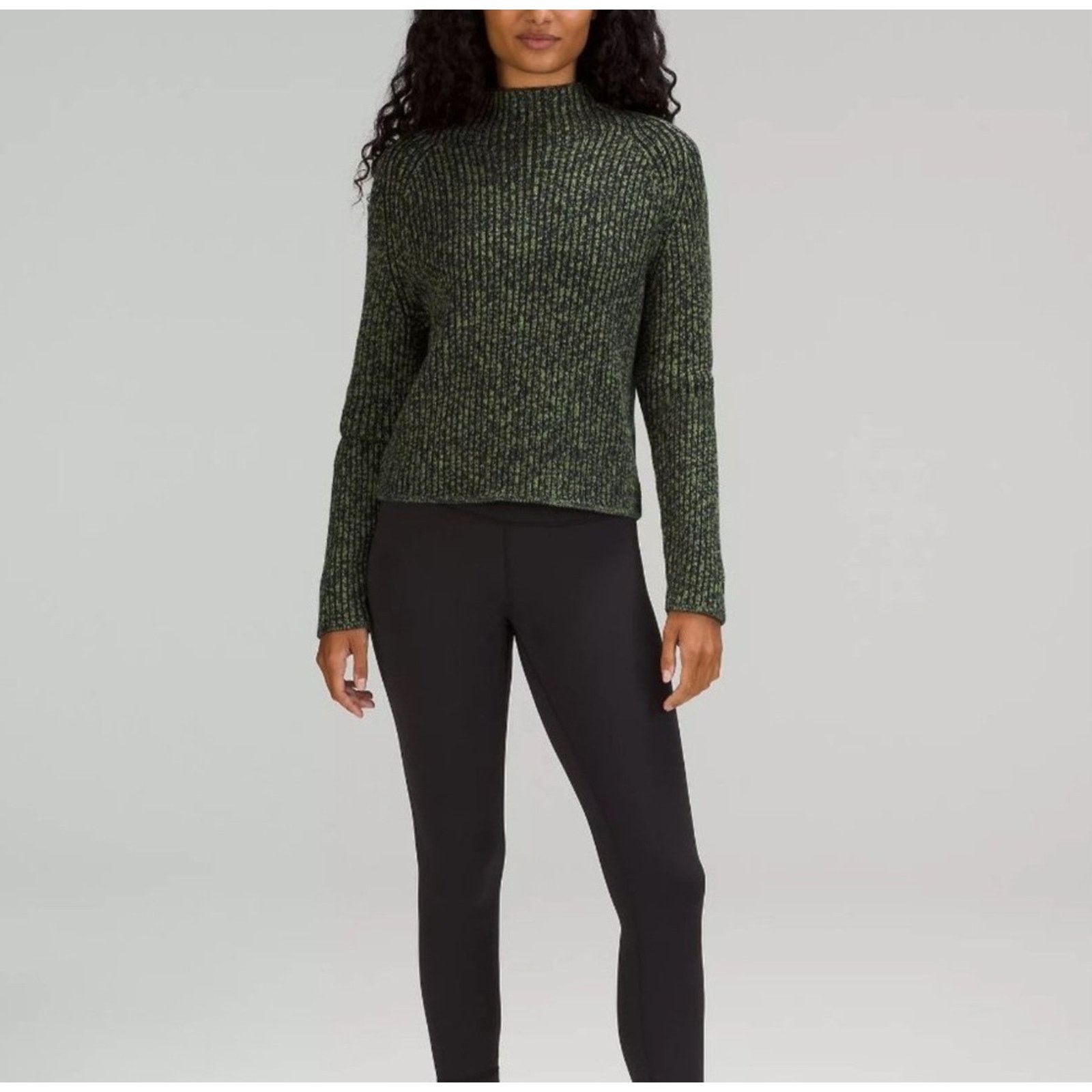 Lululemon Lululemon Sweater Cotton Cashmere Blend Mock Neck Sweater Size M / US 6-8 / IT 42-44 - 4 Thumbnail