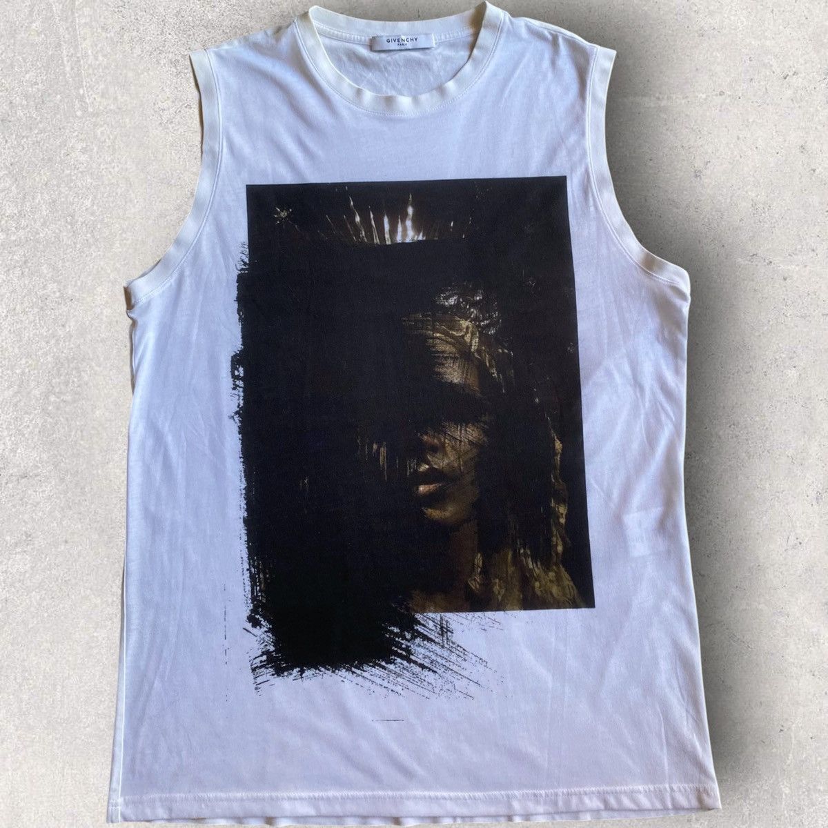 Givenchy SS13 Oversize Graphic Sleeveless Tee by Riccardo Tisci Size US S / EU 44-46 / 1 - 1 Thumbnail