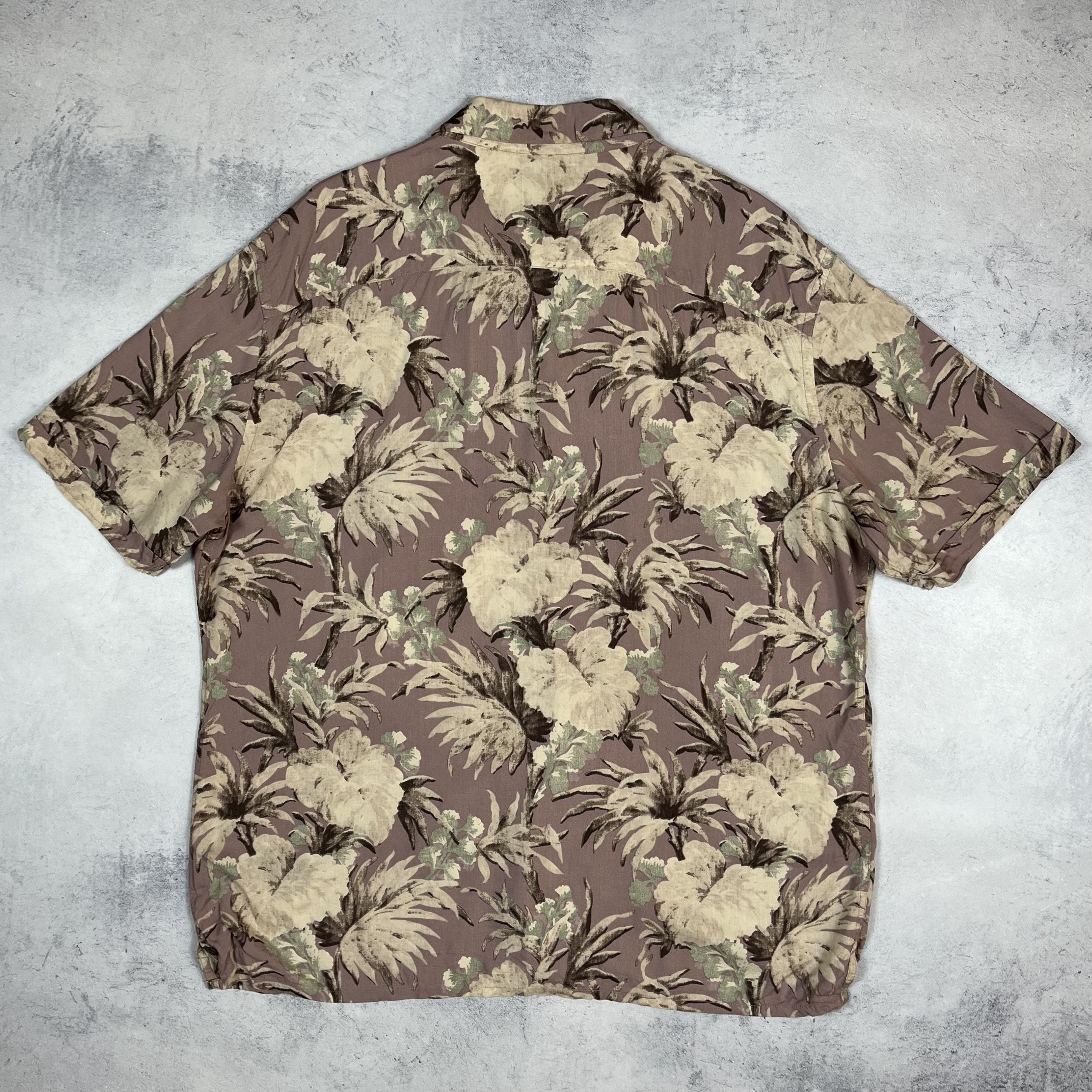 Allsaints AllSaints Laysan Short Sleeve Hawaii Button Up Shirt Size US XL / EU 56 / 4 - 17 Thumbnail
