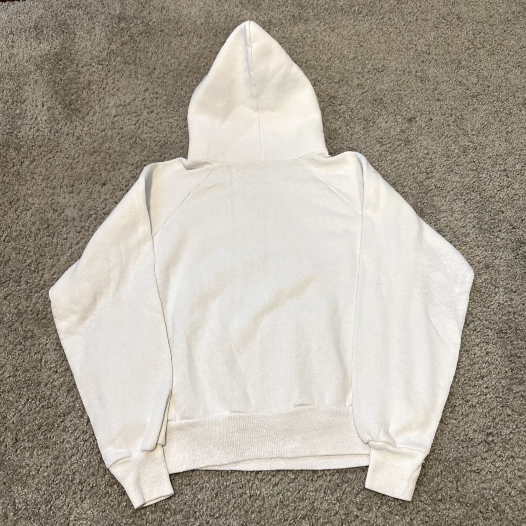 Vintage VINTAGE 80s Bull & Finch Pub CHEERS Bar Boston Promo Hoodie Sweatshirt White M Mens Unbranded Unisex Adults Pullover Size US M / EU 48-50 / 2 - 7 Thumbnail