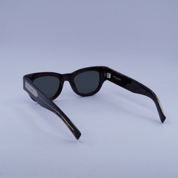 Saint Laurent Paris Saint Laurent SL573 002 Sunglasses Dark Havana Square Frame, Size ONE SIZE - 5 Thumbnail