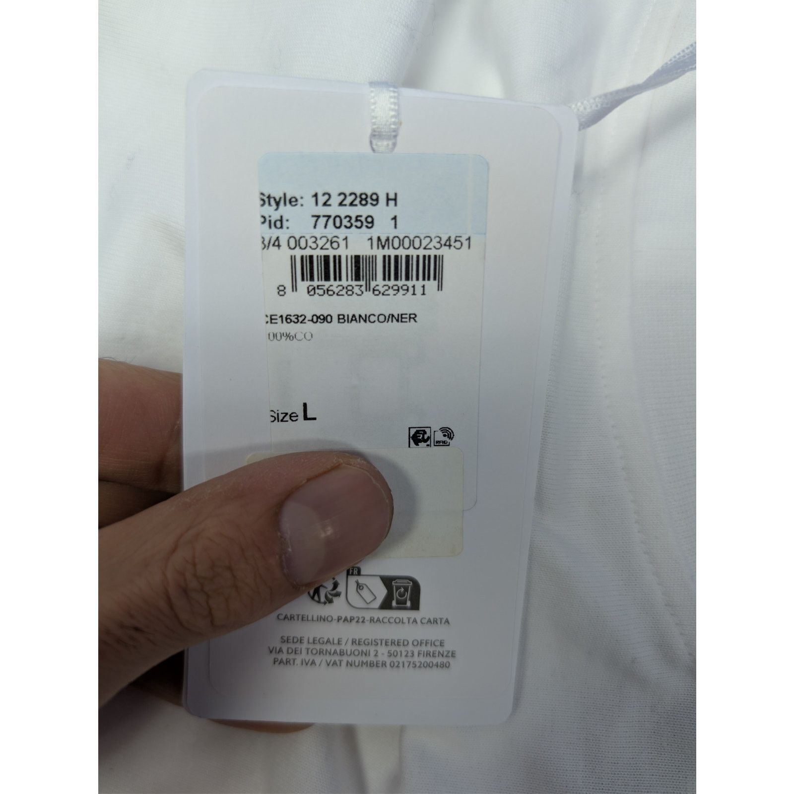 Salvatore Ferragamo o1rshd1 Ferragamo Logo T-Shirt in White Size US L / EU 52-54 / 3 - 20 Thumbnail