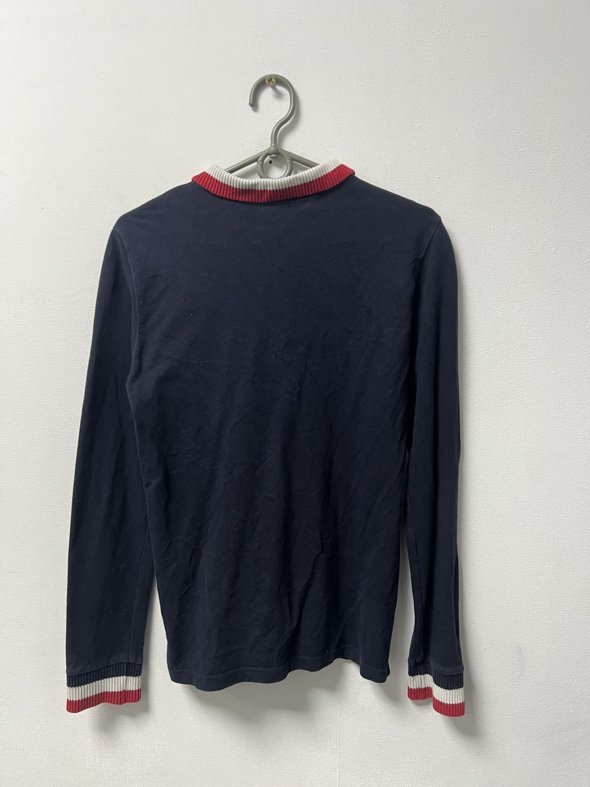 Moncler Moncler Long Sleeve Polo T Shirt Size US S / EU 44-46 / 1 - 9 Thumbnail