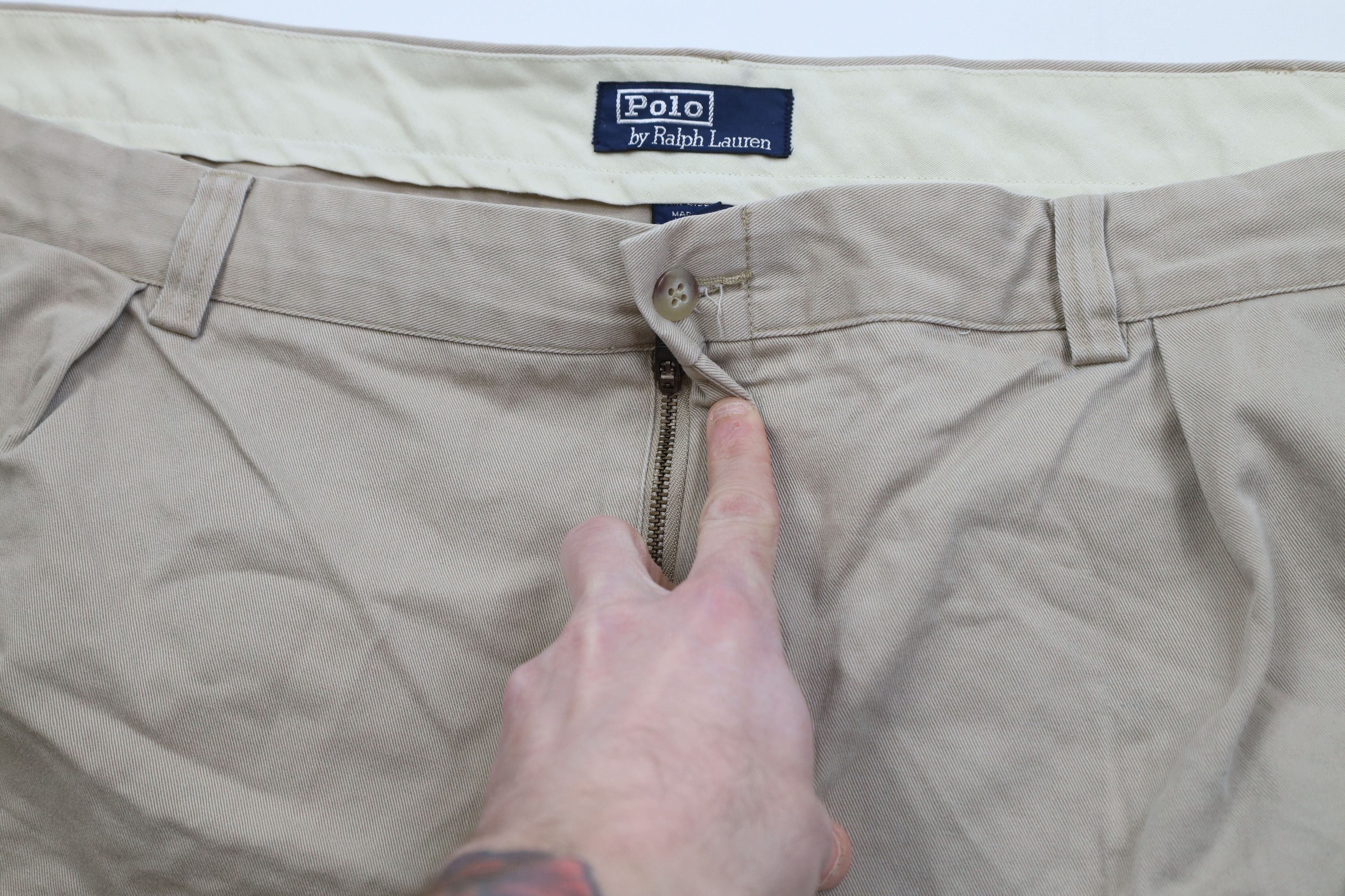 Ralph Lauren Vintage 90s Ralph Lauren Above Knee Chino Shorts Cotton Size US 44 / EU 60 - 5 Thumbnail