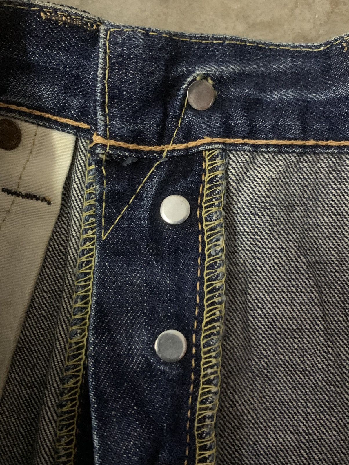 Japanese Brand × Sugar Cane Vintage Sugar Cane Selvedge Flare Distress Denim Jeans Size US 32 / EU 48 - 7 Thumbnail