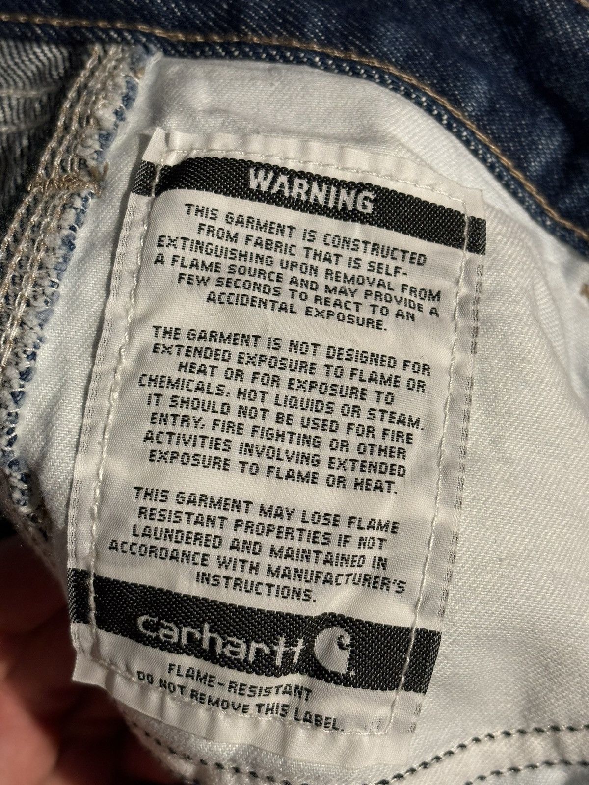 Carhartt Carhartt flame resistance double knee Jeans size 30 Size US 30 / EU 46 - 4 Thumbnail