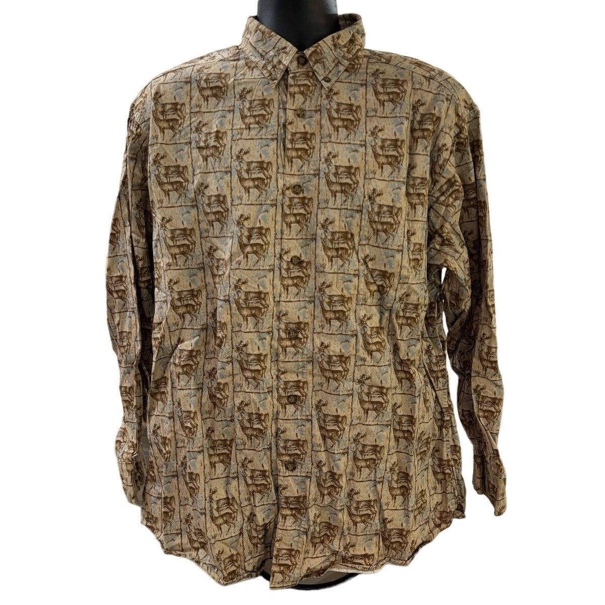 Other Woolrich Men's Button Down Shirt Bison Deer Large Size US L / EU 52-54 / 3 - 1 Thumbnail