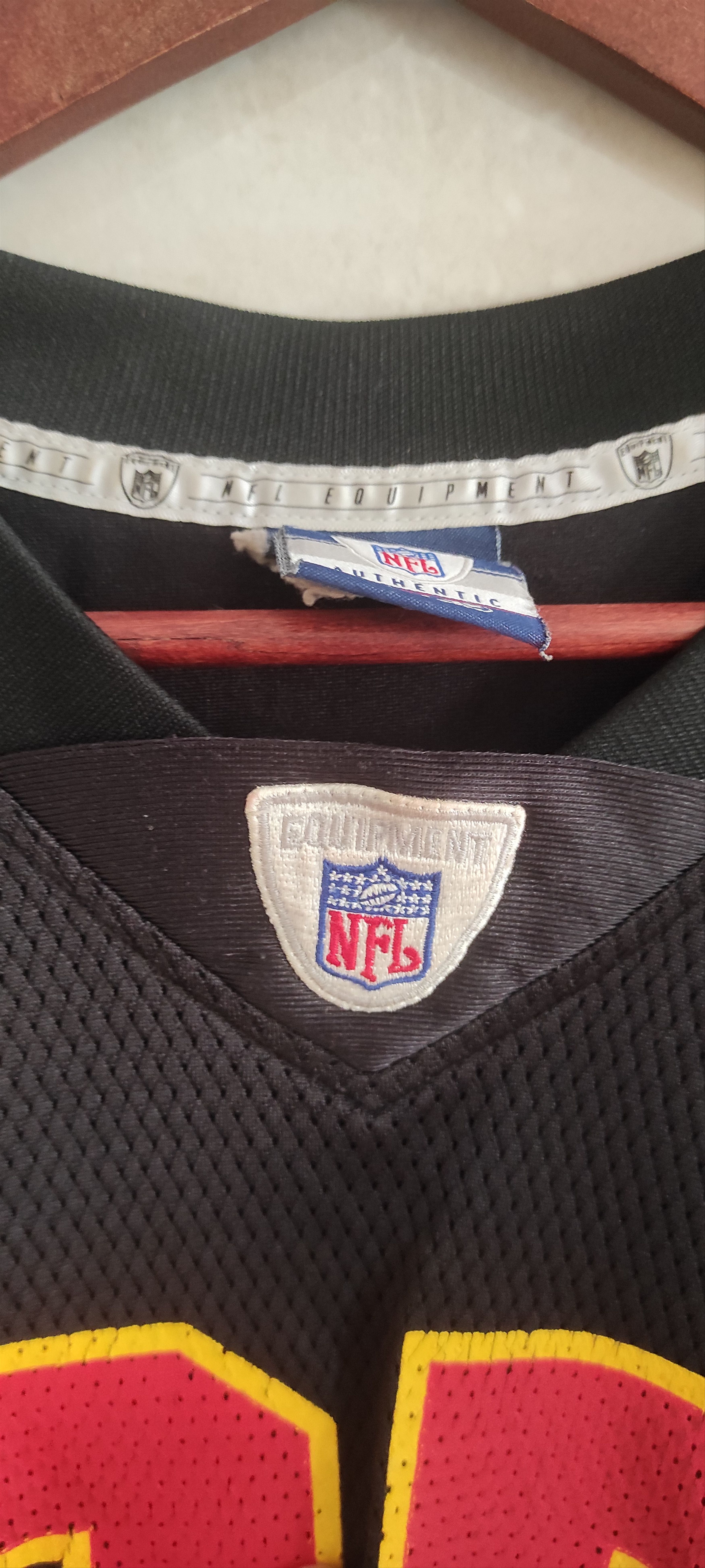 NFL × Reebok × Vintage Reebok NFL Kansas City Chiefs L Johnson #27 Mesh Jersey Size US M / EU 48-50 / 2 - 11 Thumbnail