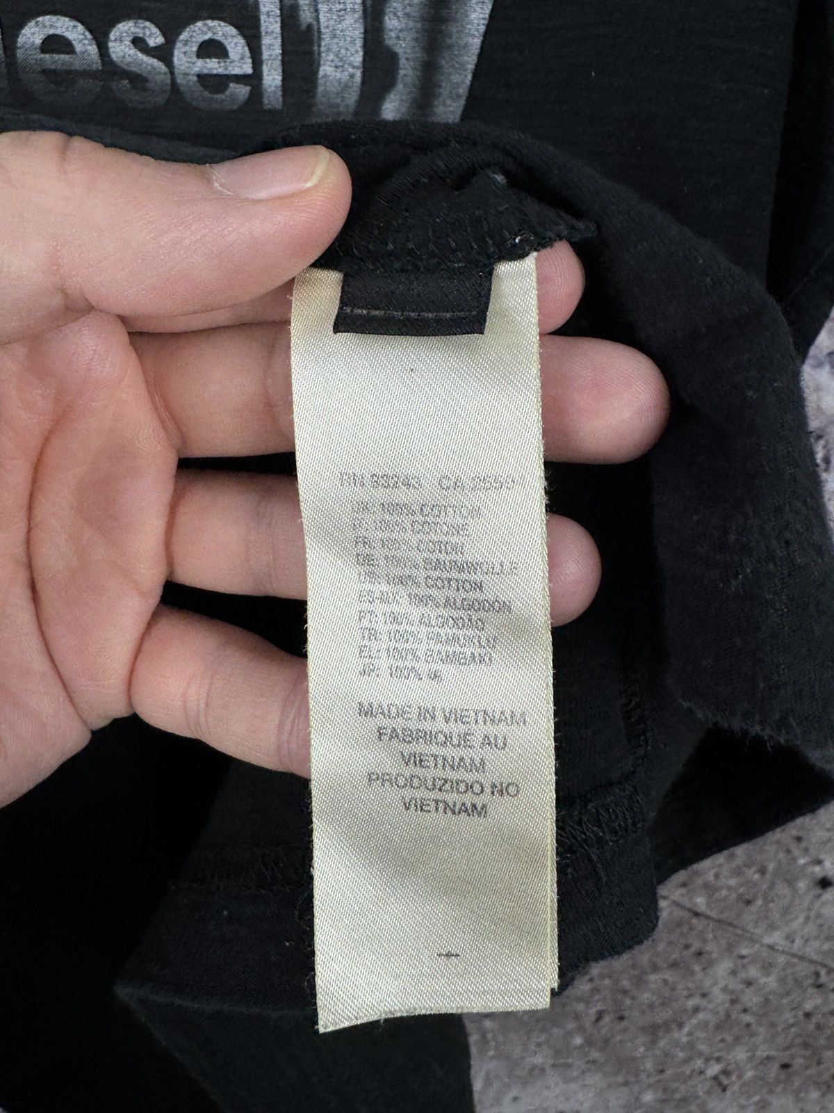 Diesel Men’s Diesel T-Shirt Black Streetwear Size Large Size US L / EU 52-54 / 3 - 9 Thumbnail