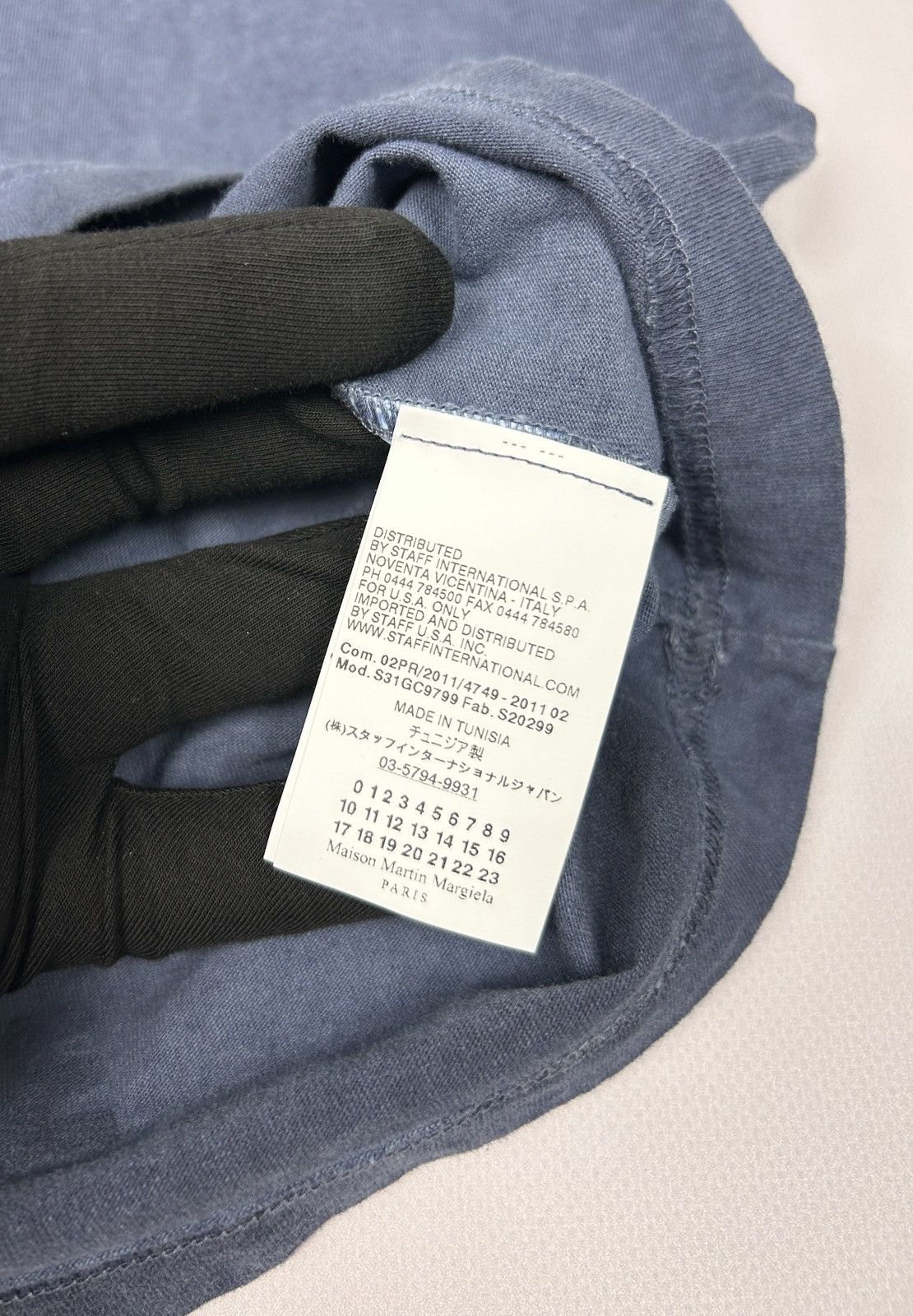 Maison Margiela Maison Martin Margiela AIDS Awareness Garment Dyed T-Shirt Size US M / EU 48-50 / 2 - 11 Thumbnail
