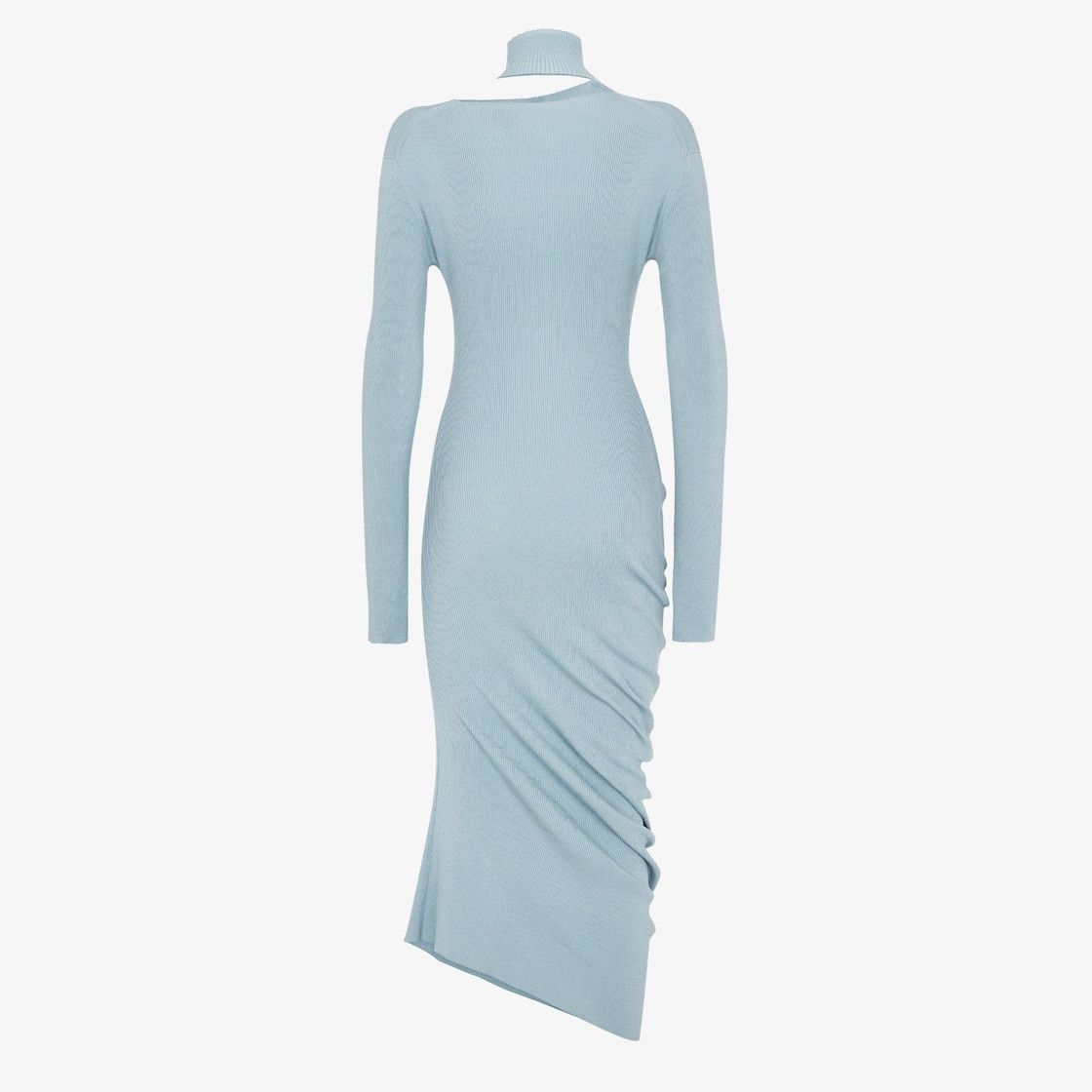 Fendi o1s1wg110225 Dress in Blue Size L / US 10 / IT 46 - 2 Thumbnail