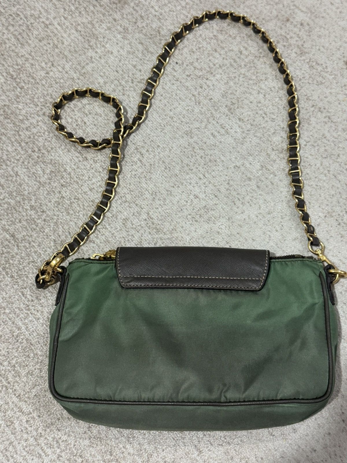 Prada Prada shoulder beg nylon green Size ONE SIZE - 5 Thumbnail