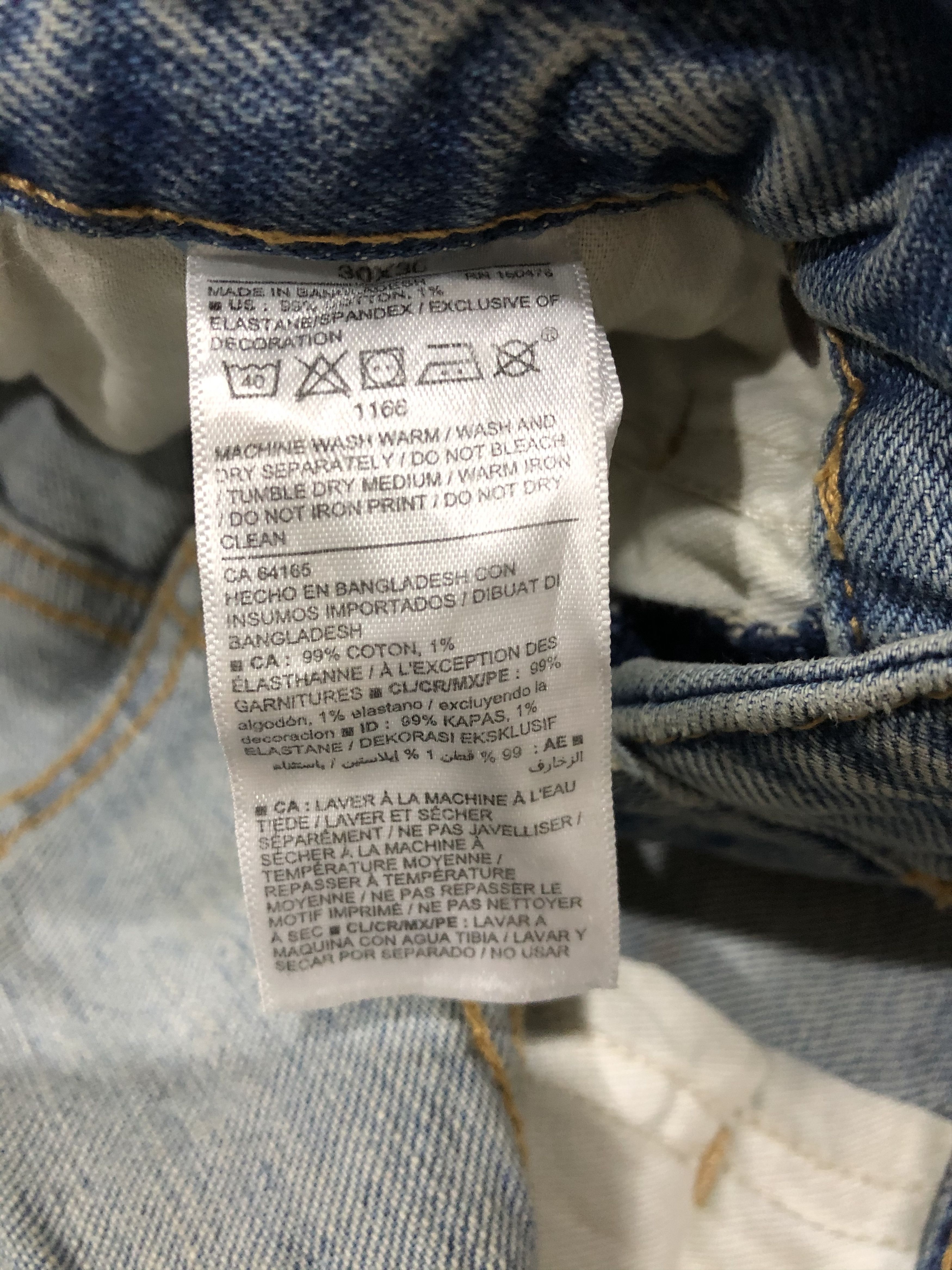 Anime Dragon Ball Z Distressed Jeans Custom Handmade By Pop Up LA Size US 32 / EU 48 - 15 Thumbnail