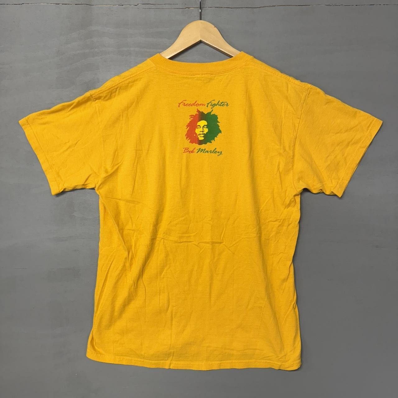 Vintage Vintage Bob Marley Freedom Fighter Tee Shirt Large Size US L / EU 52-54 / 3 - 4 Thumbnail