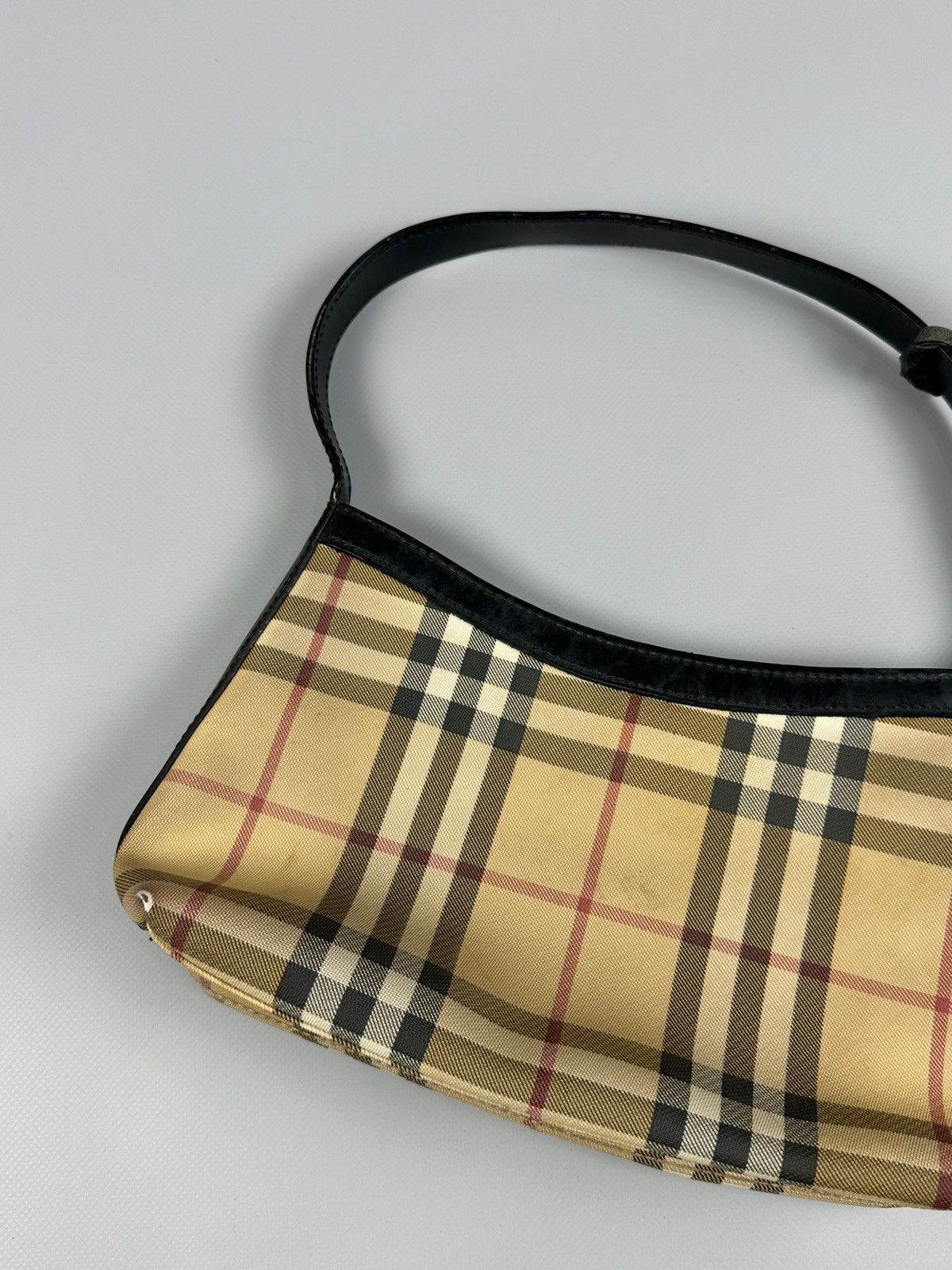 Burberry Vintage Burberry London Nova Check Baguette Shoulder Bag Size ONE SIZE - 3 Thumbnail