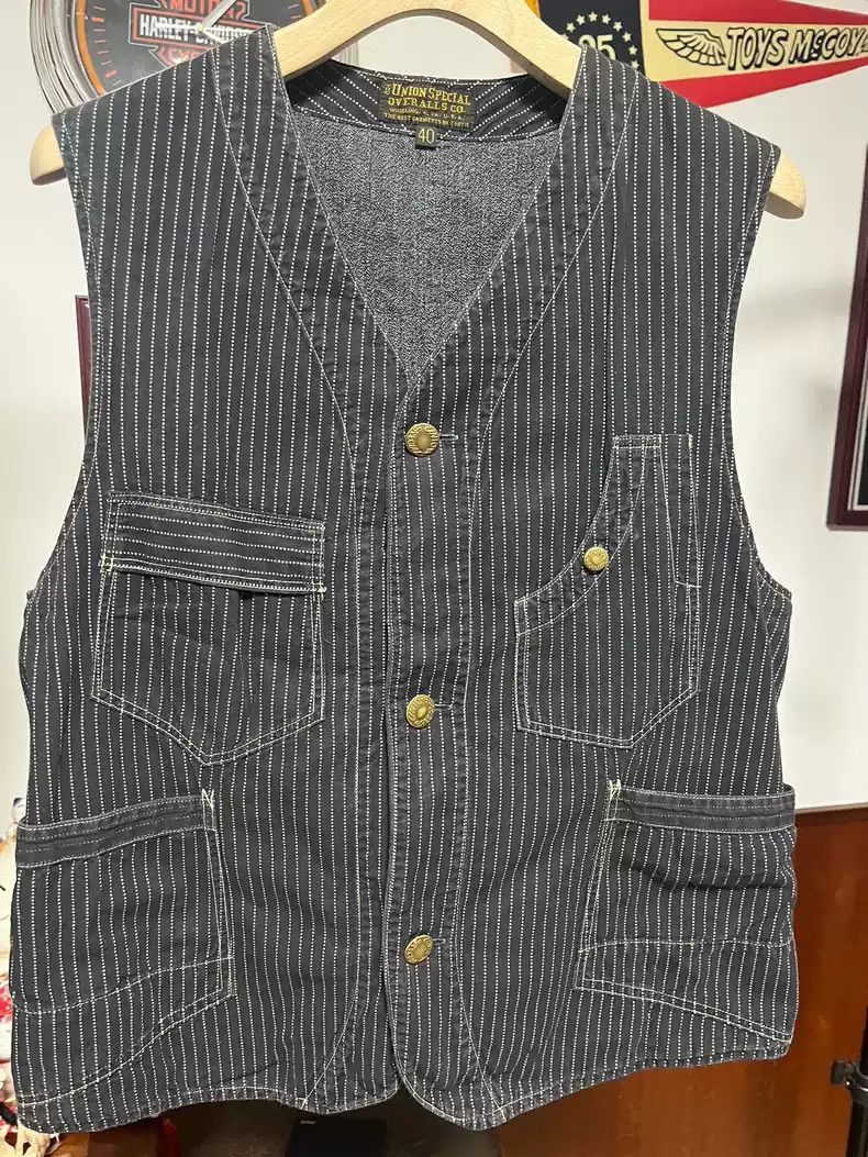 image of Freewheelers Freewheele Black Discharge Vest, Men's (Size Medium)