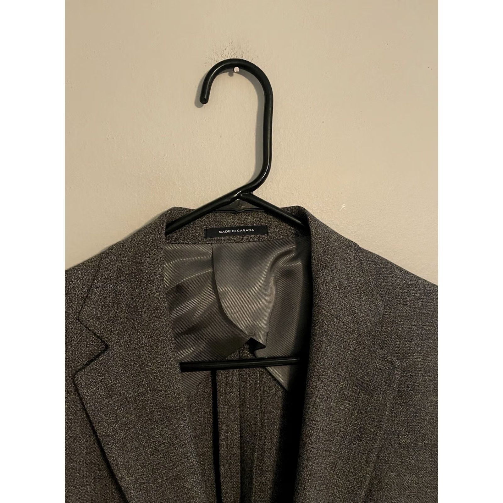 Hart Schaffner Marx Hart Schaffner Marx Gray Worsted Wool Suit Jacket Blazer Coat Canada Men's 42R Size 42R - 2 Thumbnail