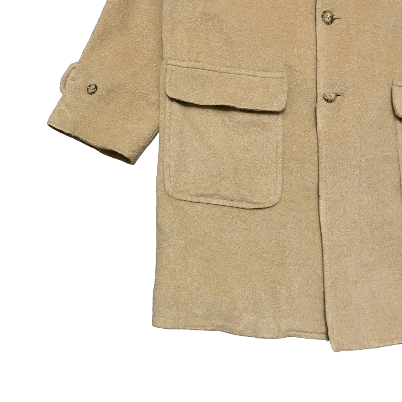 Coach Coach Camel Hair 100% Wool Coat Size US L / EU 52-54 / 3 - 3 Thumbnail