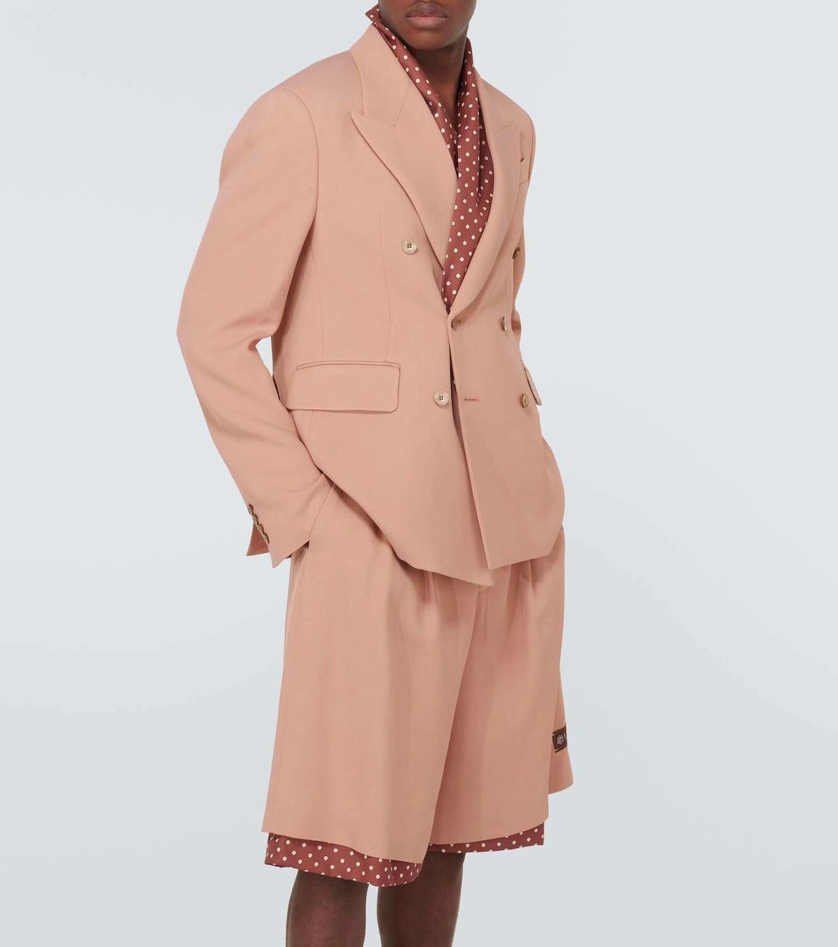 Amiri o1y0525 Blazer in Salmon Pink Size US M / EU 48-50 / 2 - 5 Thumbnail