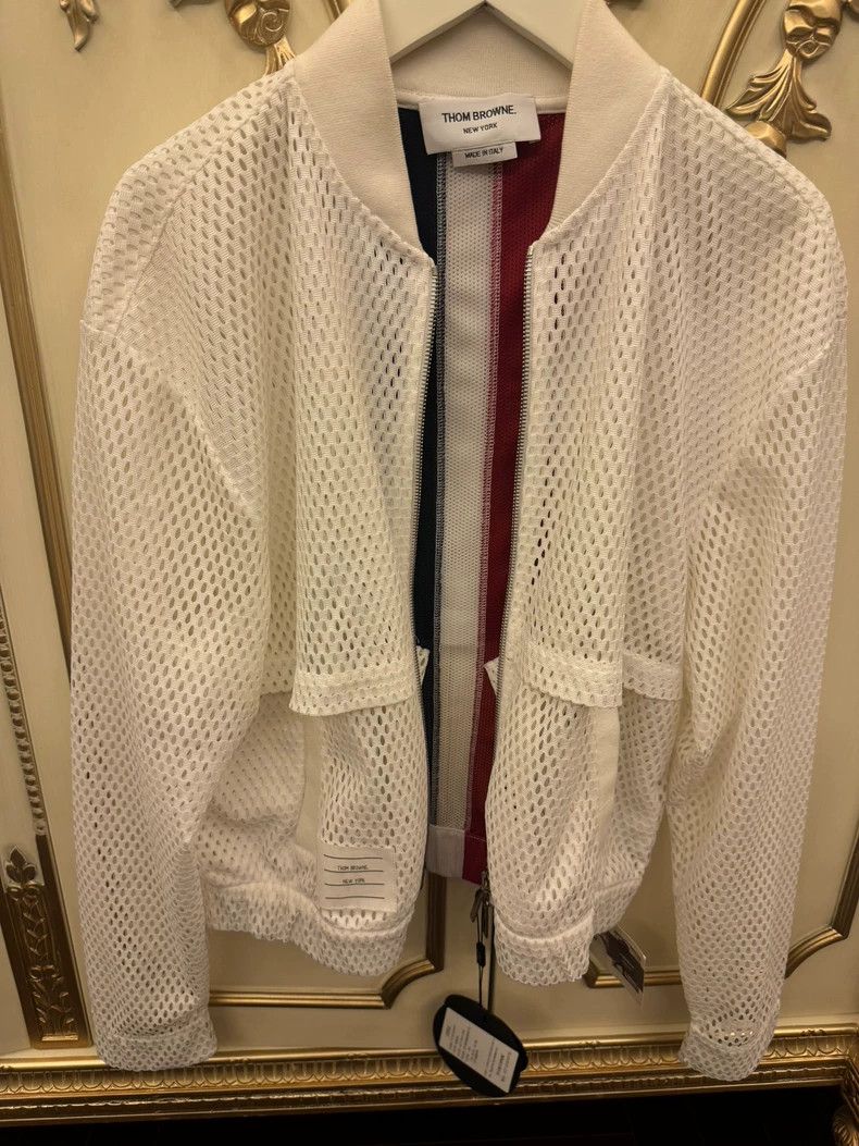 Thom Browne Thom Browne White sheer jacket Size XS / US 0-2 / IT 36-38 - 2 Thumbnail