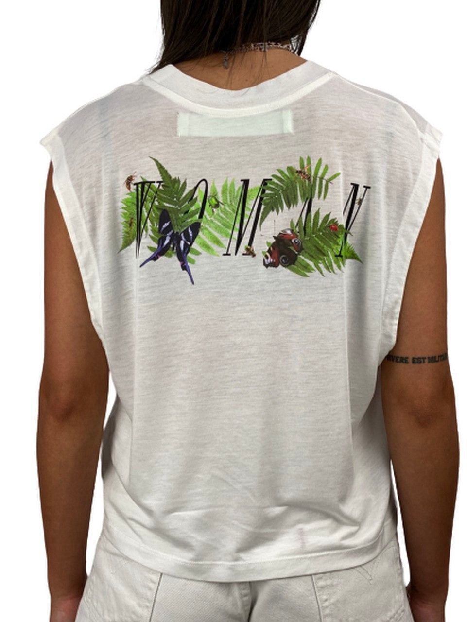 Off-White 🇺🇸 Off-White Woman Basic Tank Top Size S / US 4 / IT 40 - 3 Thumbnail